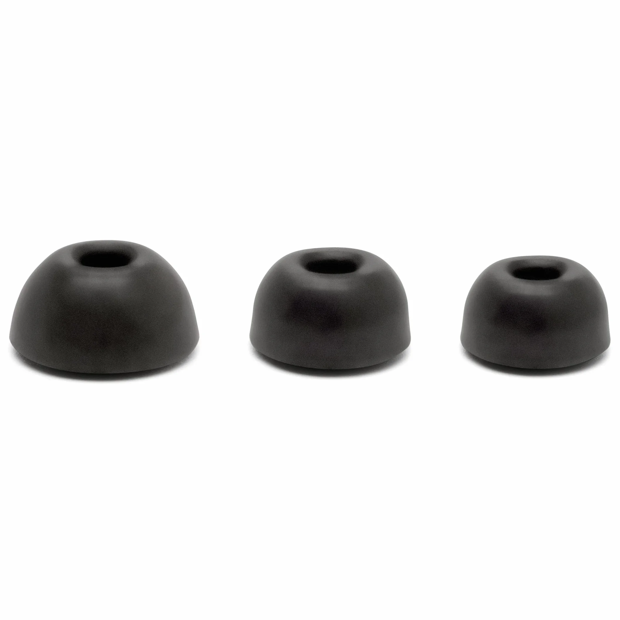 WC TipZ – ulepszone zatyczki do uszu z pianki z pamięcią kształtu do Airpods Pro firmy Wicked Cushions | Lepszy komfort, uszczelnienie i czas odbijania się pianki | Pitch Black
