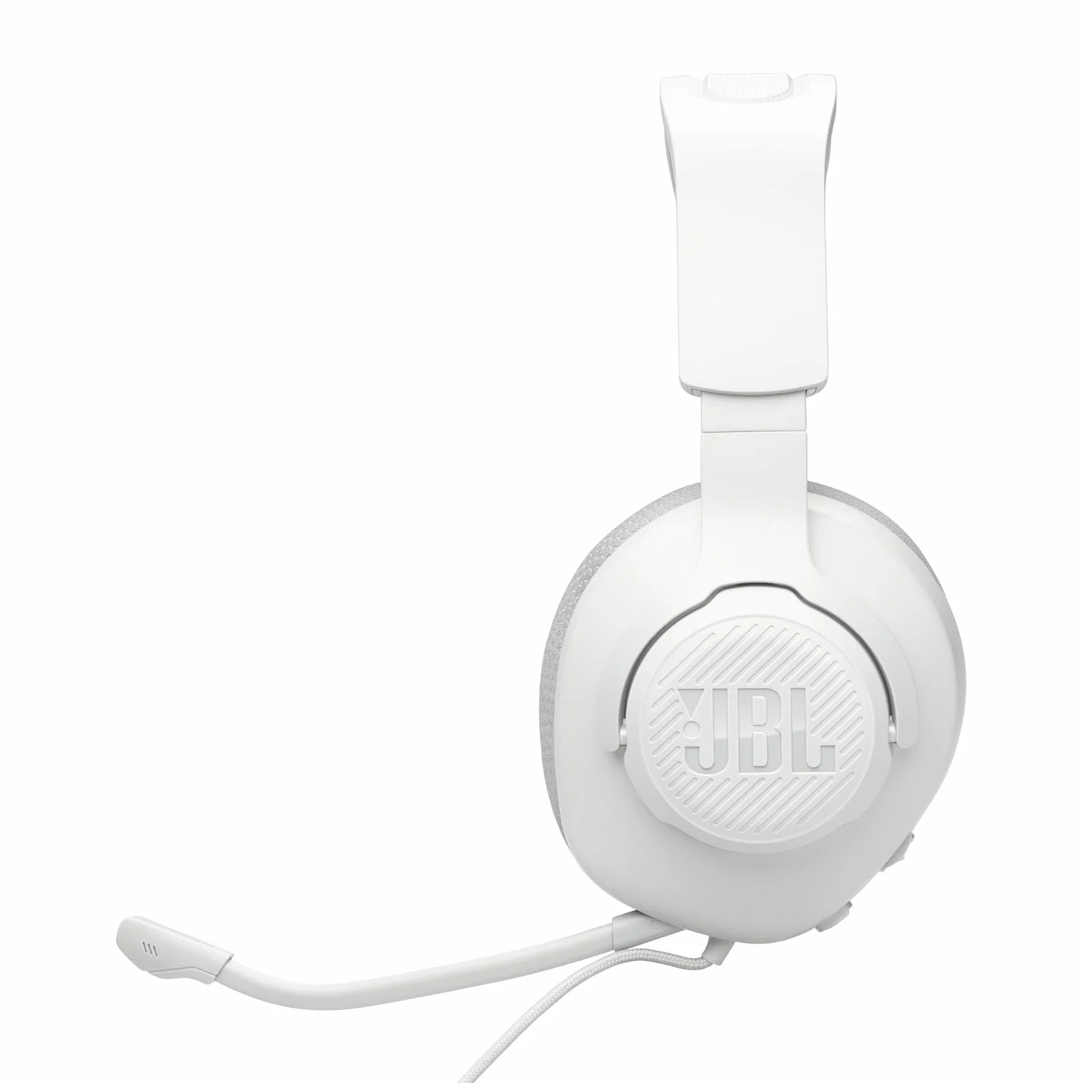JBL Quantum 100 M2 Słuchawki Przewodowe z Mikrofonem, 3,5 mm, Białe