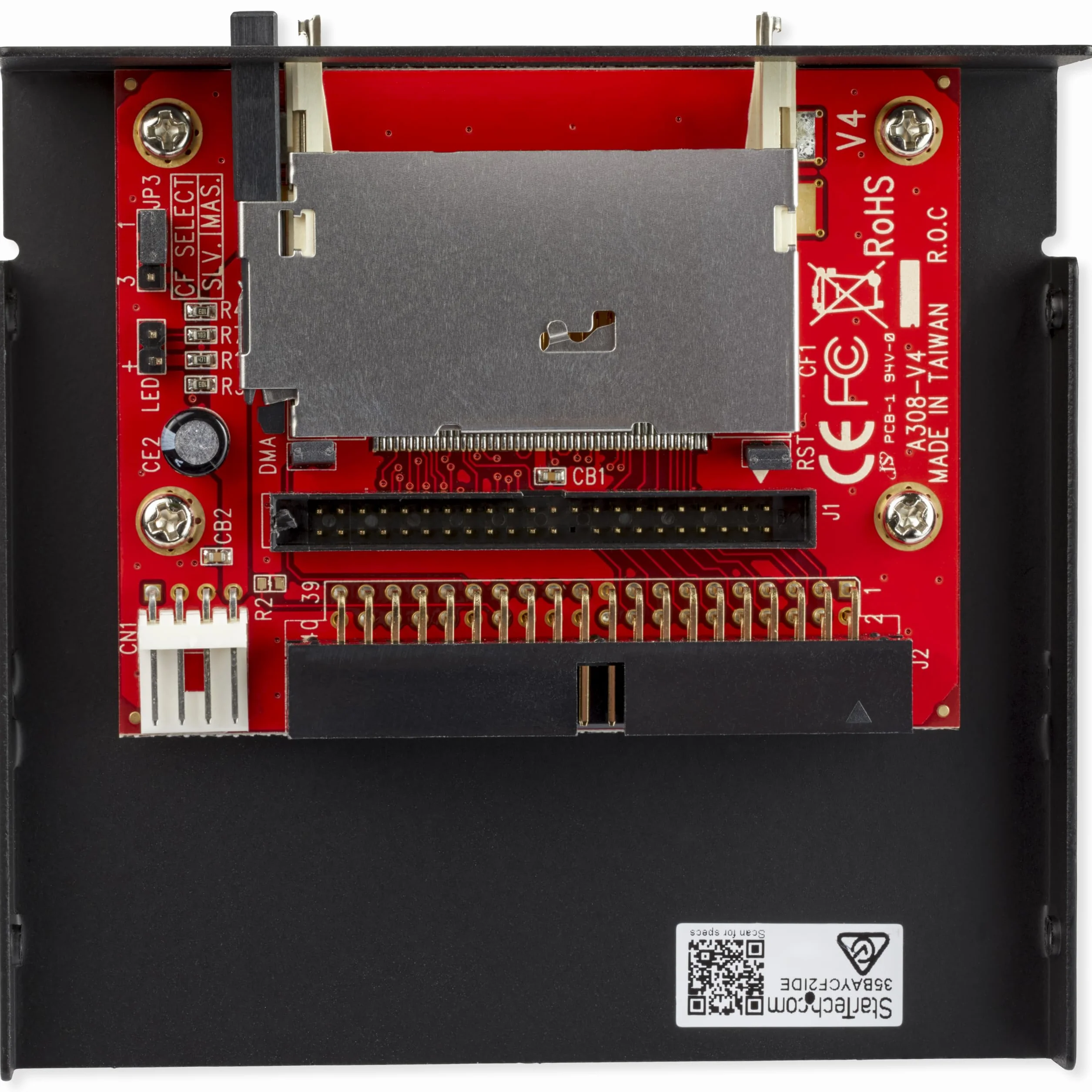 StarTech.com 3,5 cala kieszeń na dysk IDE na CF SSD czytnik kart - CompactFlash - Solid State Drive