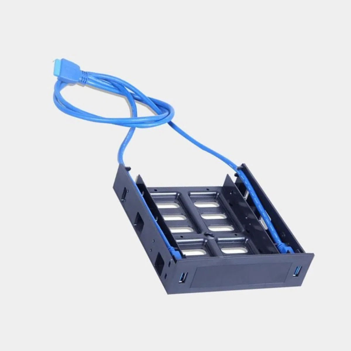 8 sztuk 2 x USB 3.0 osłona przednia z urządzeniem 3,5/HDD lub 2,5 SSD/HDD na dysku 5,25 do uchwytu na napęd optyczny