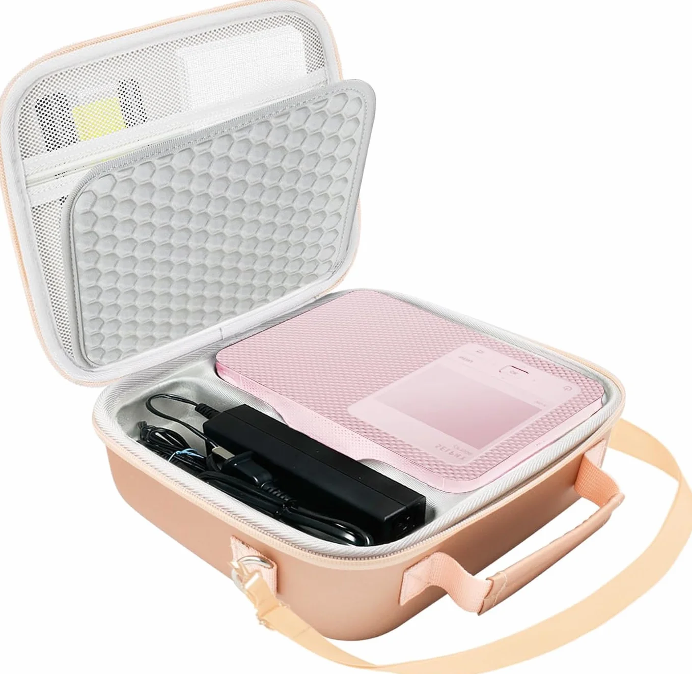 Etui na Canon SELPHY CP1500 CP1300 CP1200 Kompaktowy drukarz do zdjęć Etui ochronne Torba na przenoszenie. Do przechowywania drukarki, akumulatora, wkładów atramentowych i papieru fotograficznego