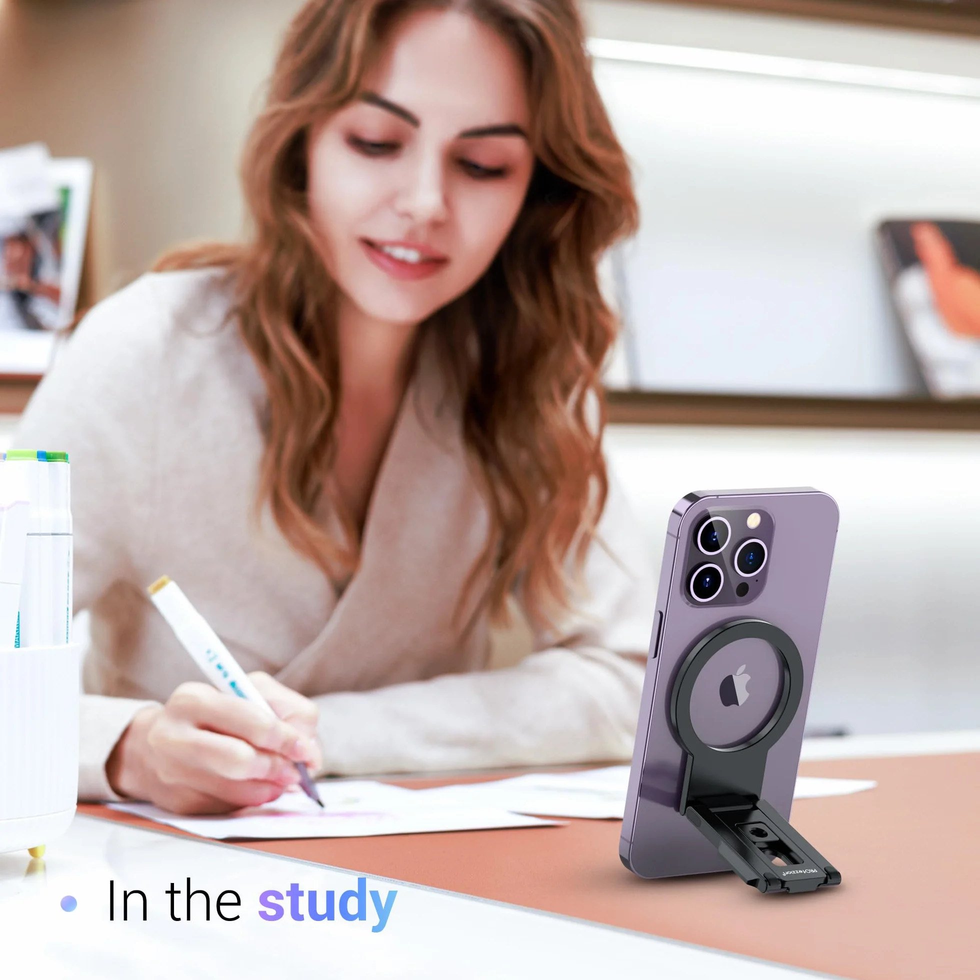 PROfezzion Metal Continuity Camera Mount Magnetyczny uchwyt na telefon dla iMac Studio Display Pro Display XDR iPhone 12-16