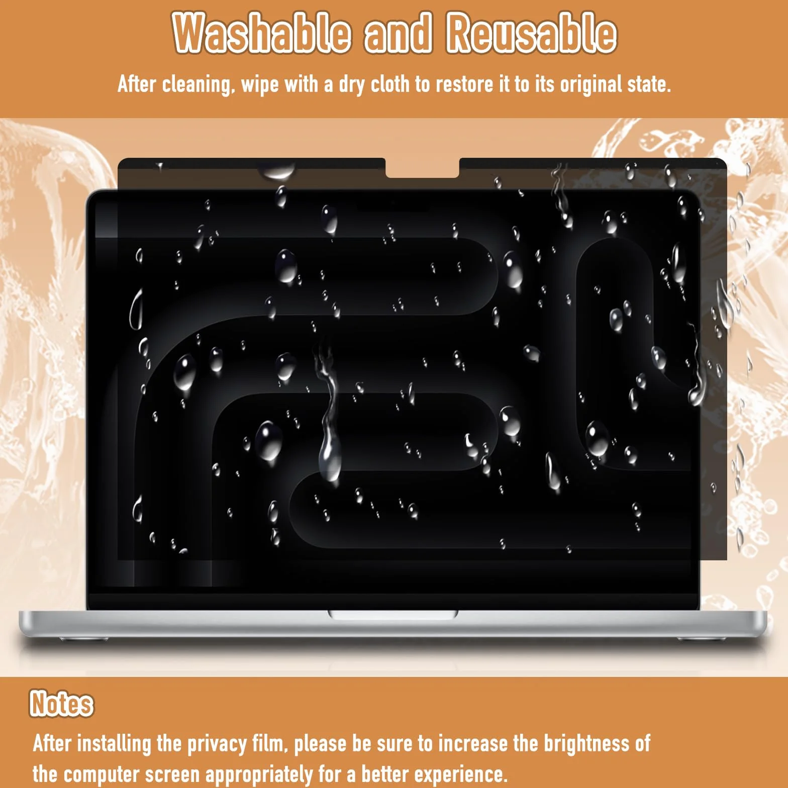 Magnetyczny filtr antyrefleksyjny do MacBook Air 13,6 cala 2022-2025 (Chip M4/M3/M2), antyodblaskowy, PET ochraniacz ekranu, Zdejmowalny antyniebieskie światło ochraniacz przeciwsłoneczny