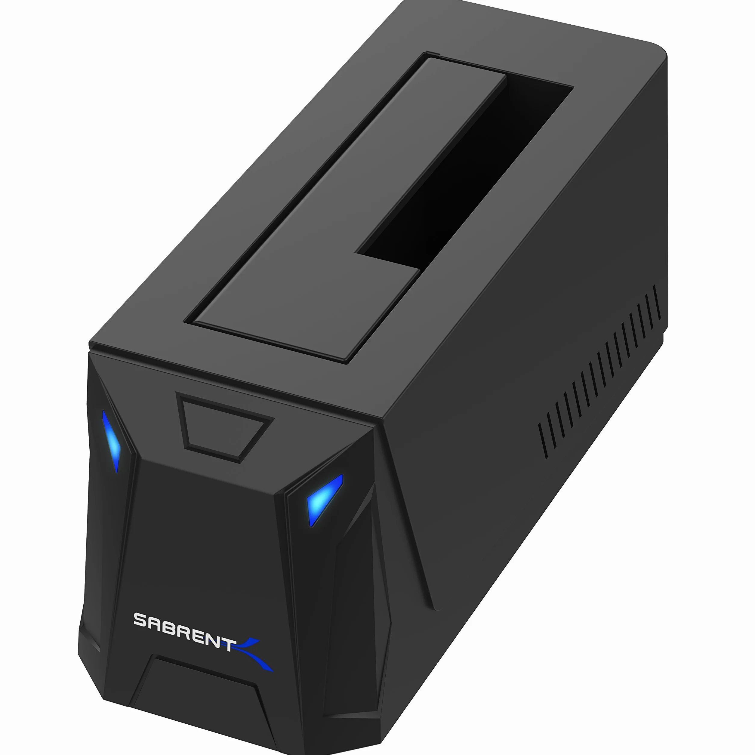 SABRENT SSD/HDD 2,5/3,5 cala stacja dokująca, obudowa dysków twardych, USB 3.2 Gen1 dysk twardy, sata na USB Enclosure z zasilaczem 12 V, zewnętrzny adapter do dysku twardego typ A z kablem 1,8 m, bez narzędzi