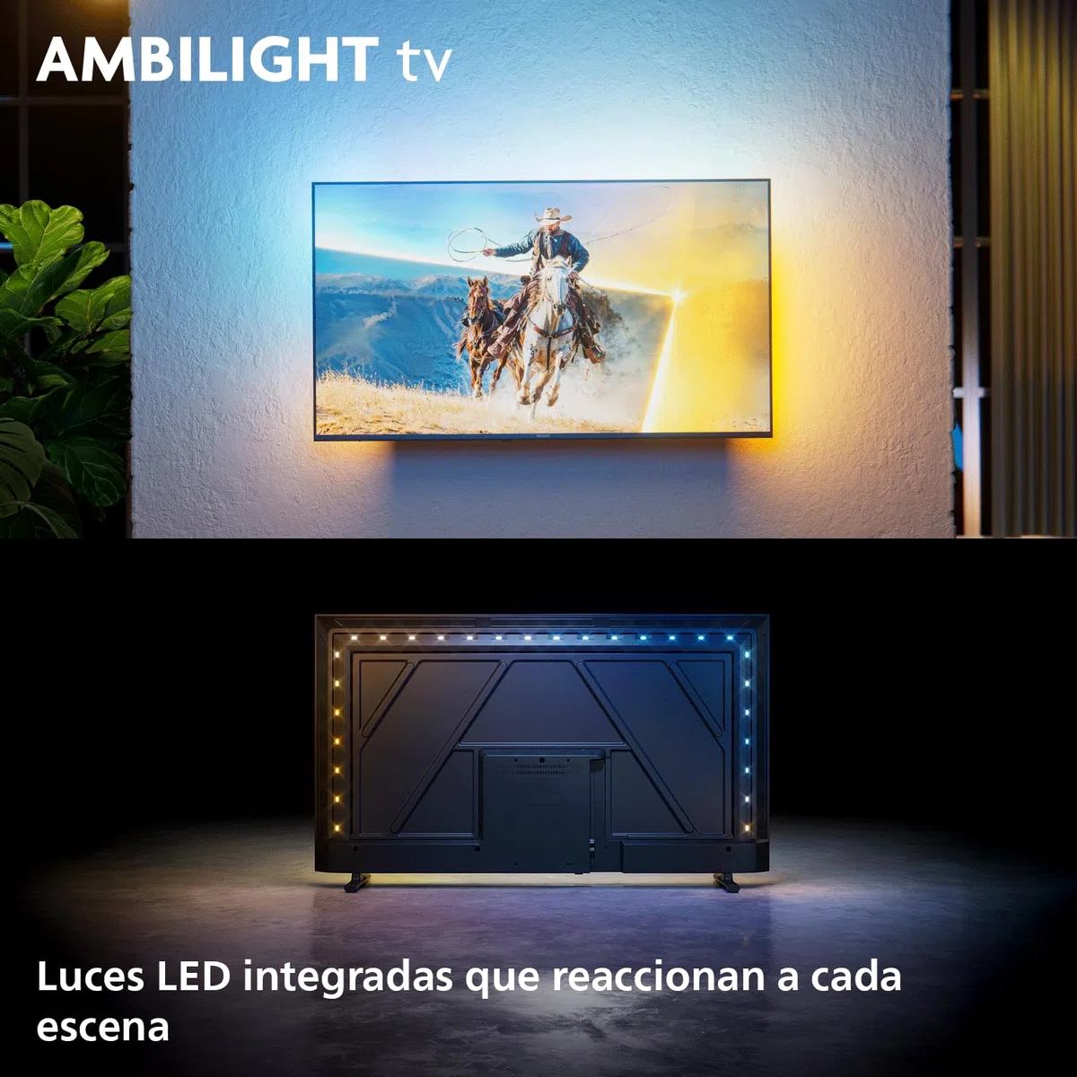 PHILIPS 32PQS6901/12 Smart TV 4K QLED Ambilight, 32 cale, Pixel Precise Ultra HD, Titan OS, Dolby Audio