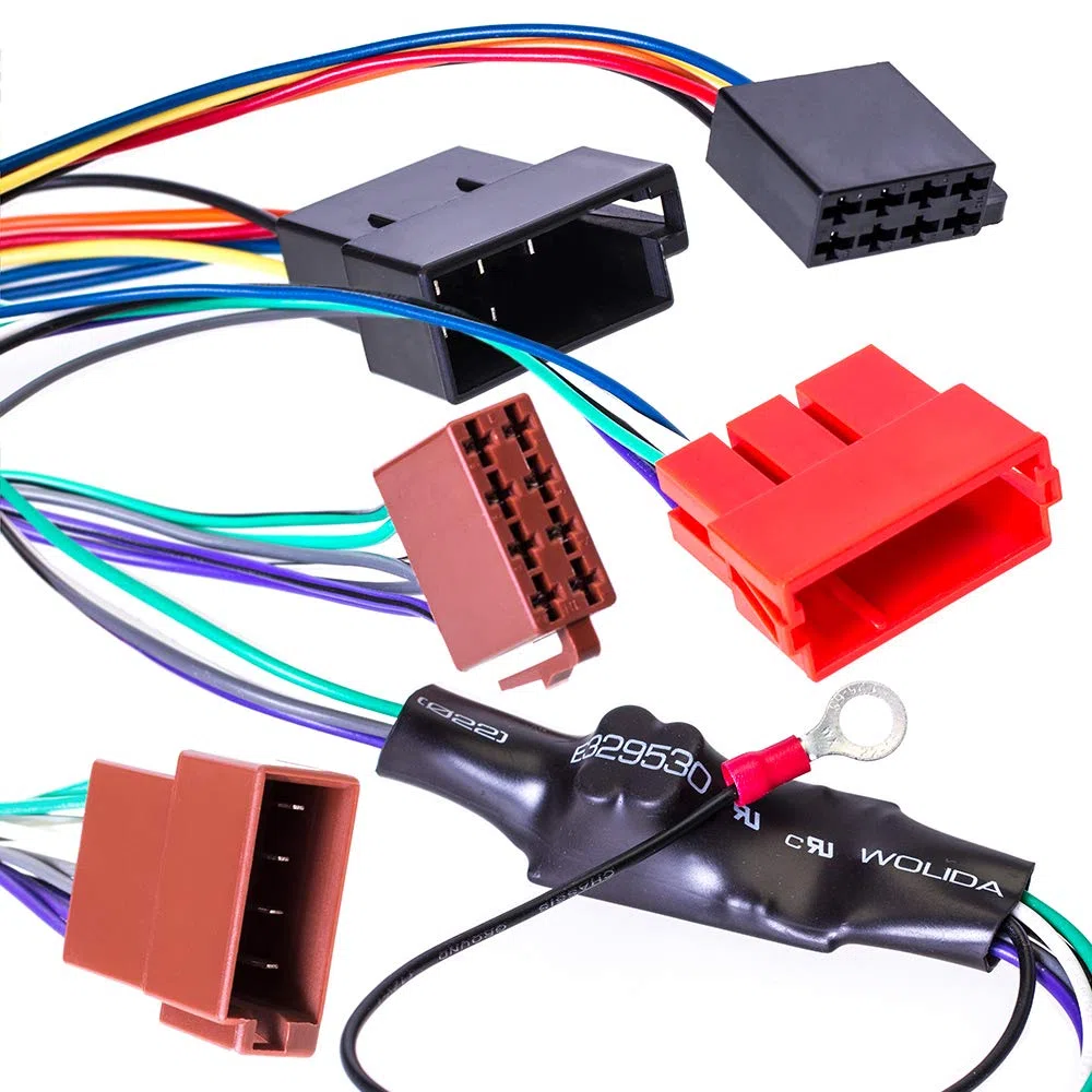 Adapter kabel samochodowy system aktywny ISO do Audi VW Seat Bose DSP