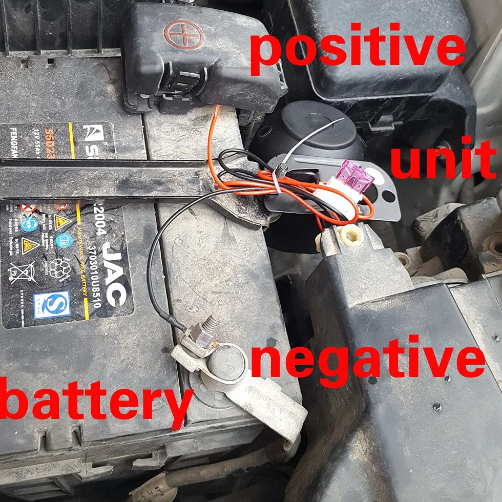 Samochodowy system alarmowy 12V 7-poziomowy z 2 pilotami