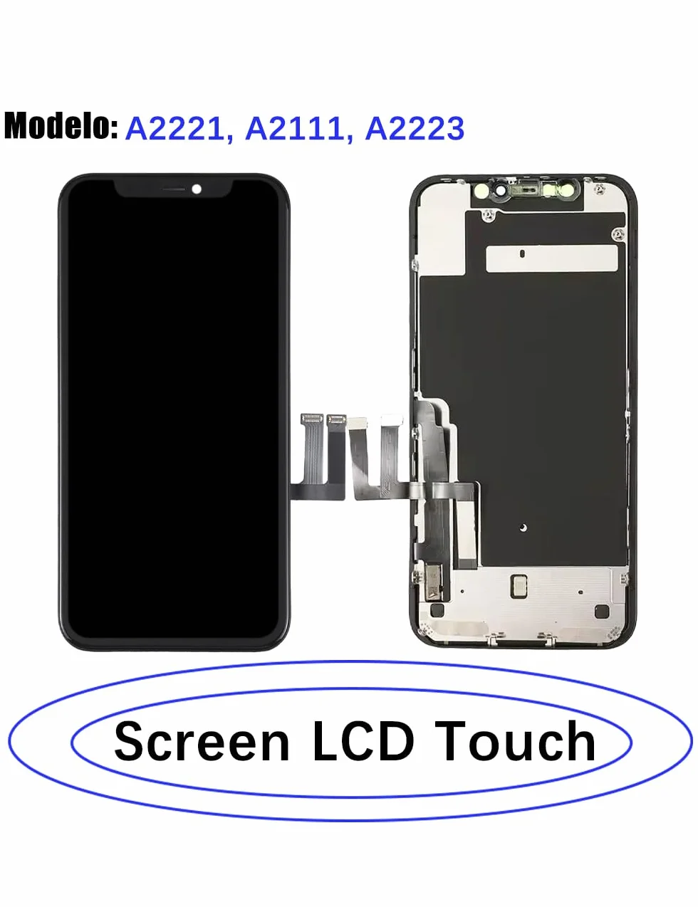 Wyświetlacz do iPhone 11 LCD zamiennik ekranu FHD ekran dotykowy 3D Touch Face ID Digitizer ramka montażowa, wodoodporny klej, zestawy naprawcze