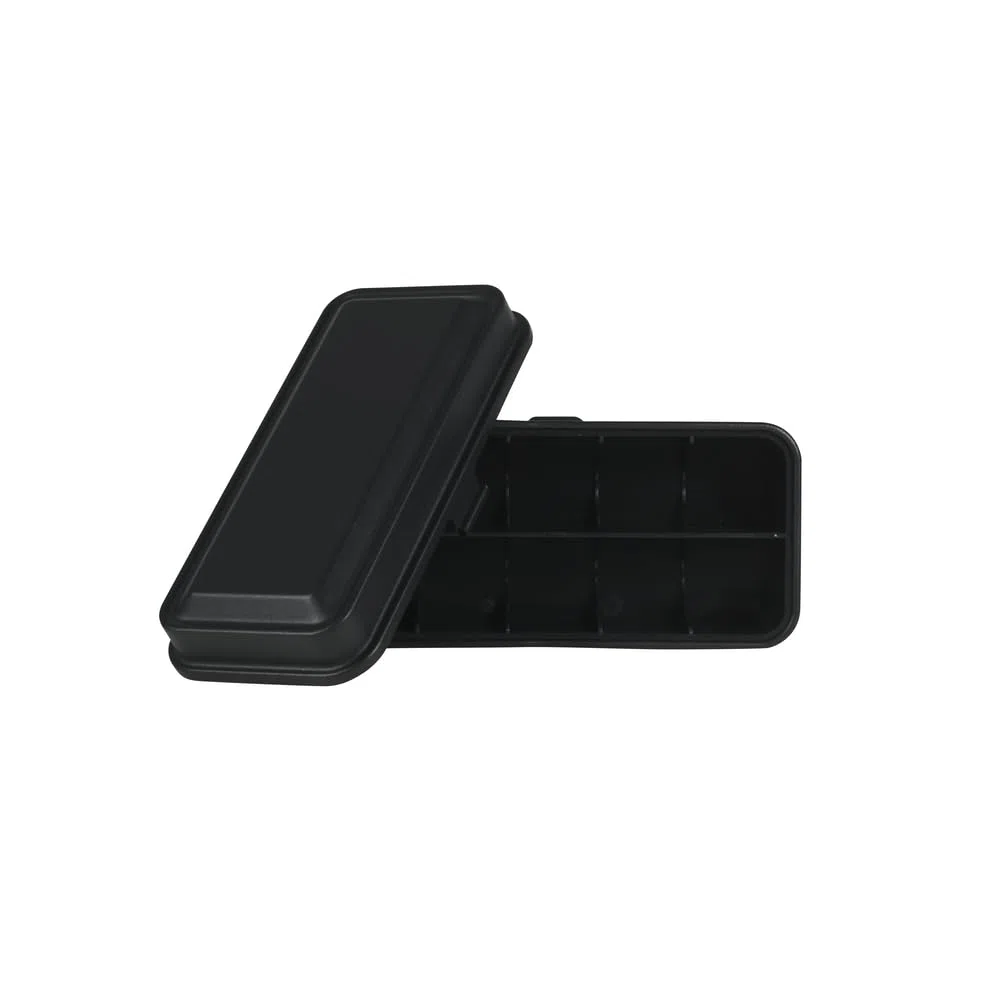 KODAK Film Case Etui foliowe 120/135 – na 8 rolek 120 folii / 10 rolek folii 35 mm - stalowa obudowa retro do sortowania i zabezpieczania folii (czarna) (folia nie jest dołączona)