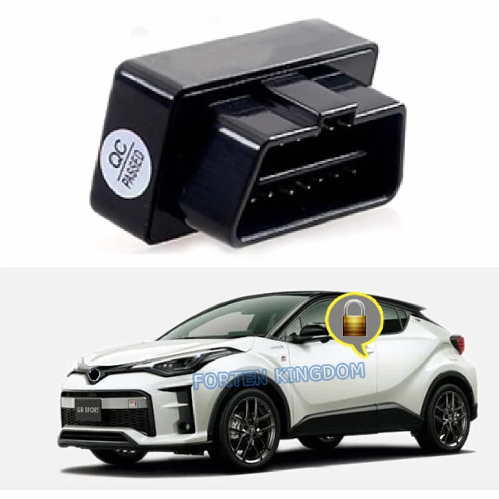 OBD drzwi samochodu automatyczna blokada prędkości odblokowanie inteligentne urządzenie moduł akcesoria do Toyota CHR 2010-2022 Plug and Play