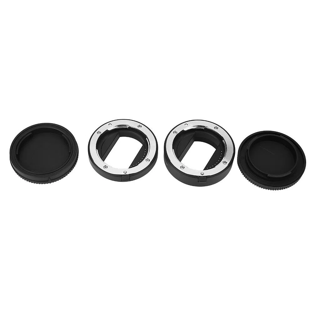 Pierścień adaptera do obiektywu aparatu, automatyczny autofokus 10mm 16mm zestaw przedłużaczy makro do aparatów z mocowaniem E.