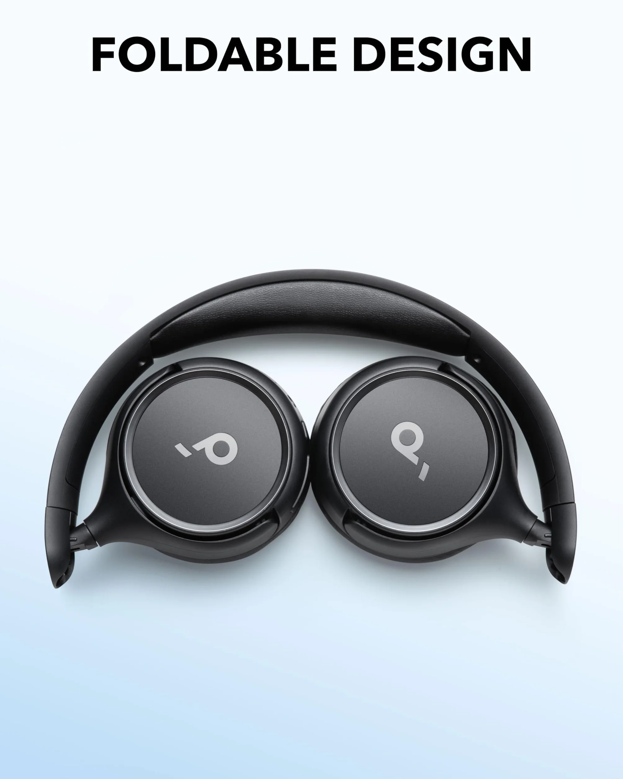 soundcore H30i(odnowiona) Bezprzewodowe słuchawki nauszne z możliwością złożenia z czystym basem, czas odtwarzania 70 h, Bluetooth 5.3, lekkie i wygodne, łączność z aplikacją, połączenie wielopunktowe