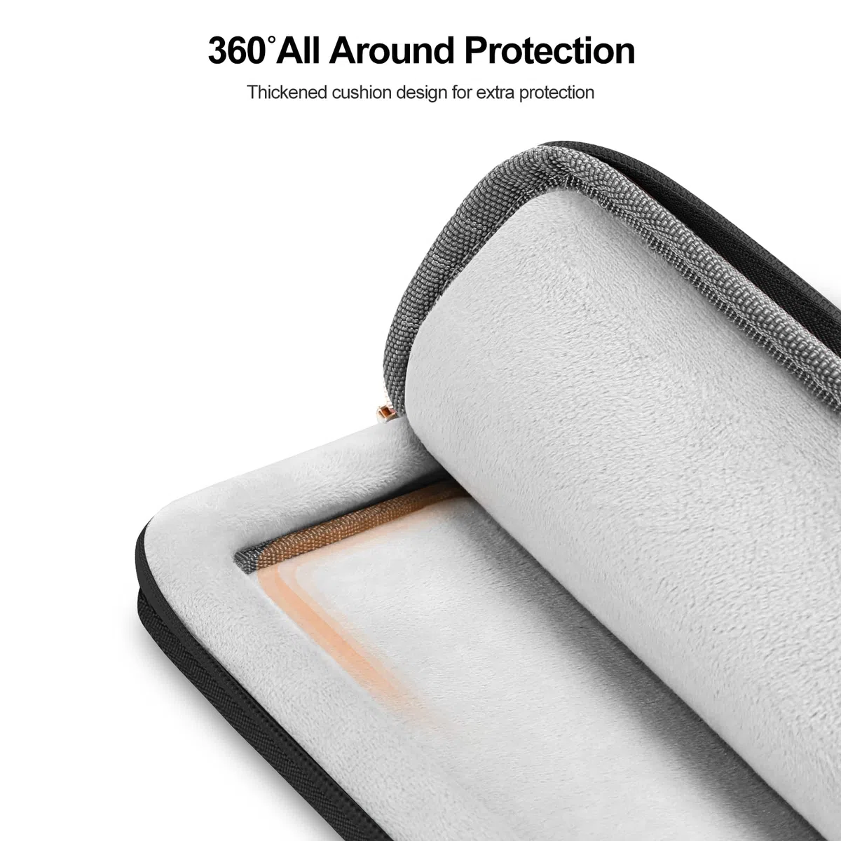 MOSISO pokrowiec ochronny na laptopa 360 13,3 cala, pokrowiec na laptopa 13–13,3 cala pasujący do MacBook Air/Pro 13 13,6/Pro 14, HP Dell ASUS, prostokątny pokrój z uchwytem i kieszenią oraz małym