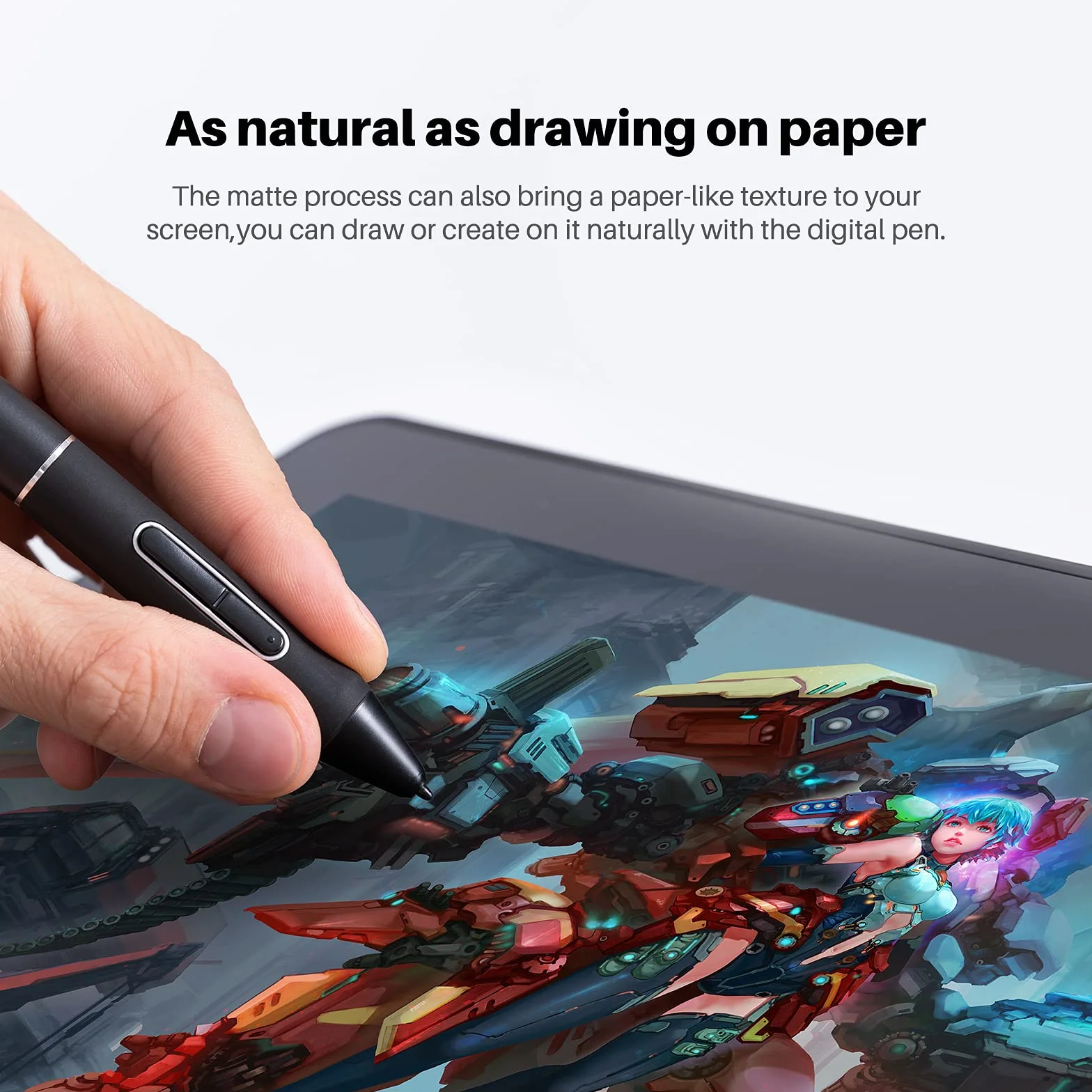 HUION Anti-Glare Grafika Film Plastikowy Rysunek Monitor Protector 13" Screen Protector Folia Kamvas 13 Rysunek Tablet