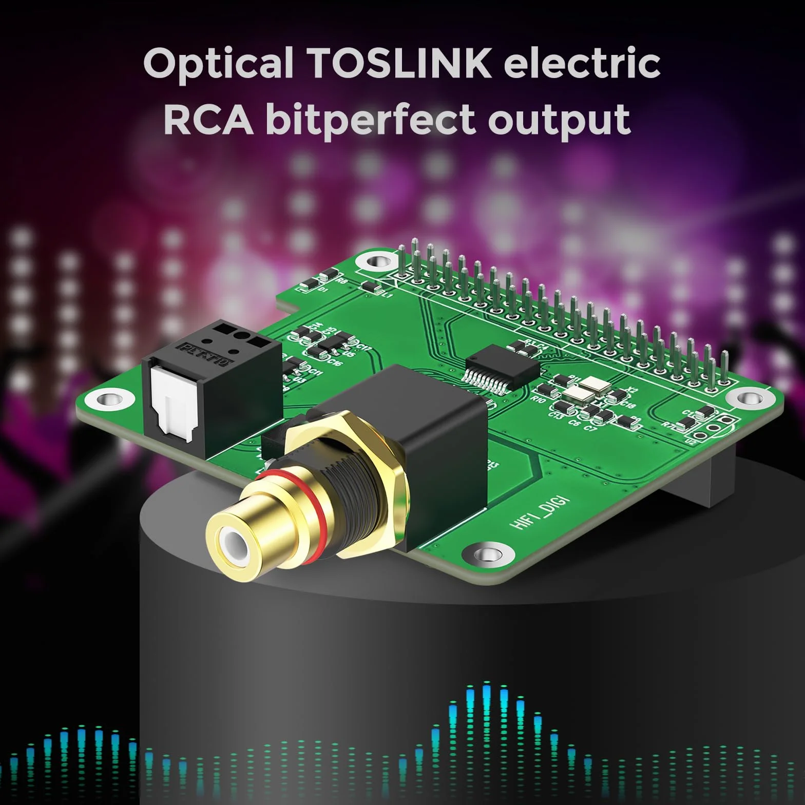 InnoMaker Digi One Hat Cyfrowa Karta Dźwiękowa S/PDIF HiFi dla Raspberry Pi