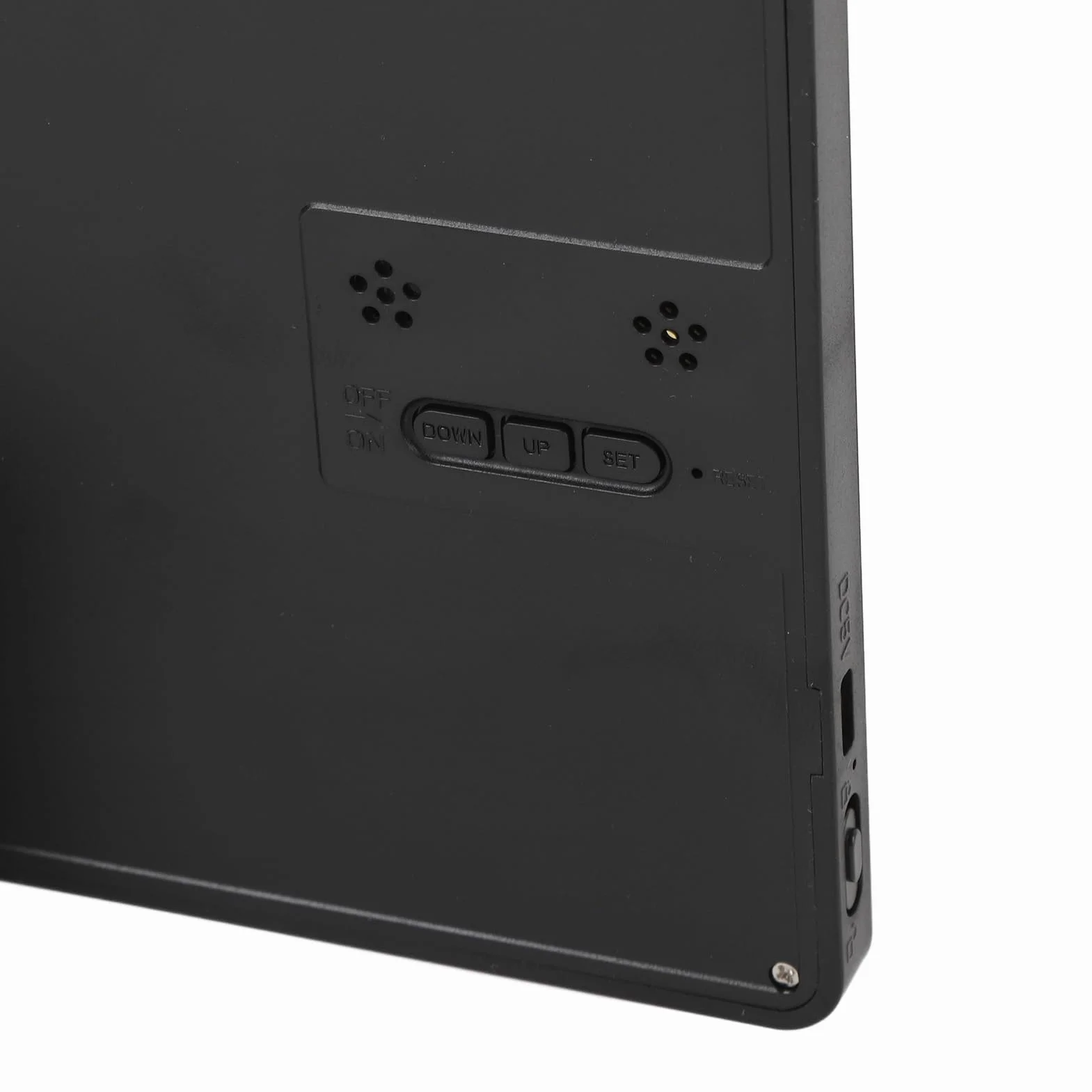 Elektroniczny kalendarz z notatnikiem, wymazywalna tablica do pisania LCD Elektroniczny cyfrowy planer Kalendarz Tablet Wyświetlacz temperatury i wilgotności (BLACK)