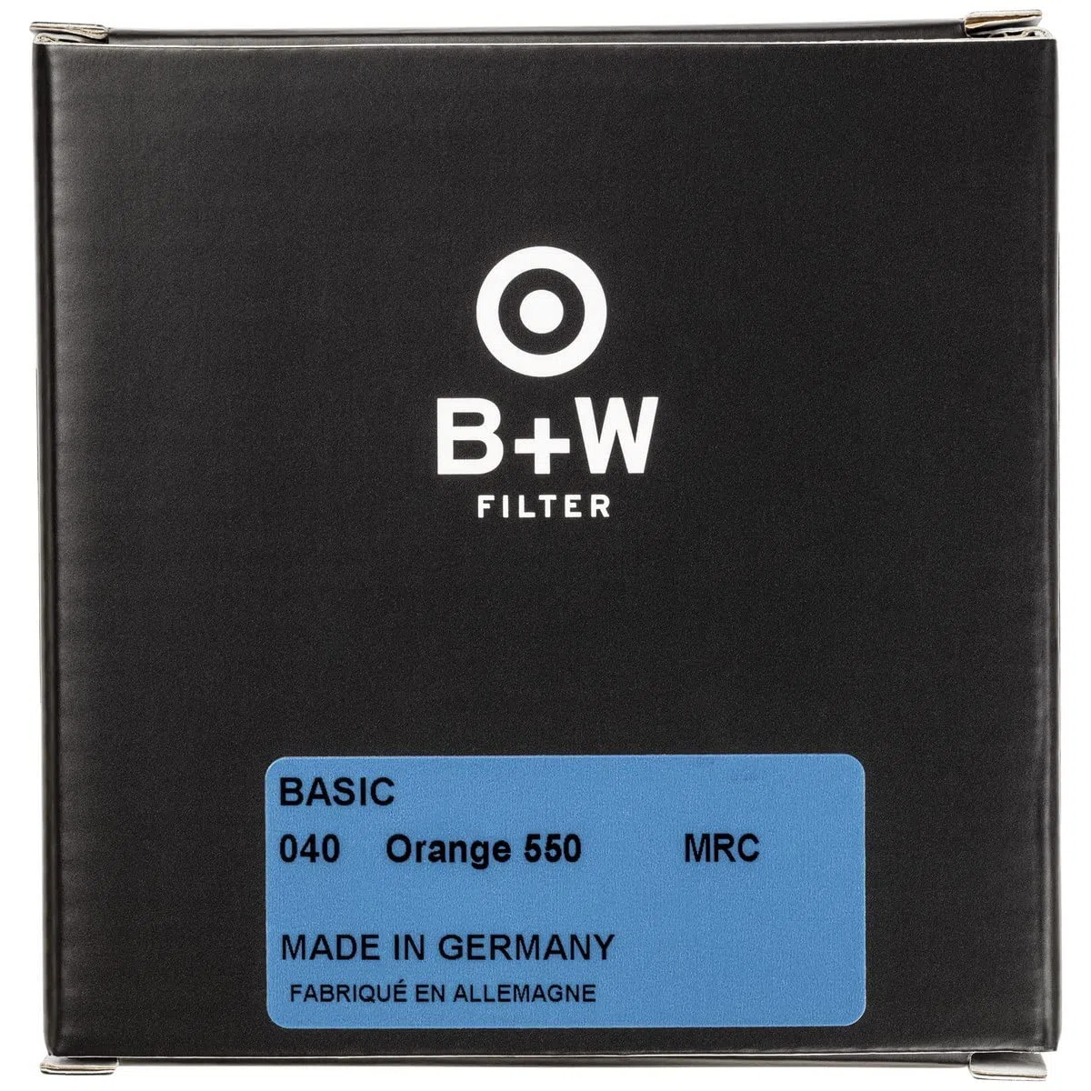 B+W Filtr pomarańczowy 040 MRC Basic 49 mm (16 x ulepszony, Professional), 1102656, czarny