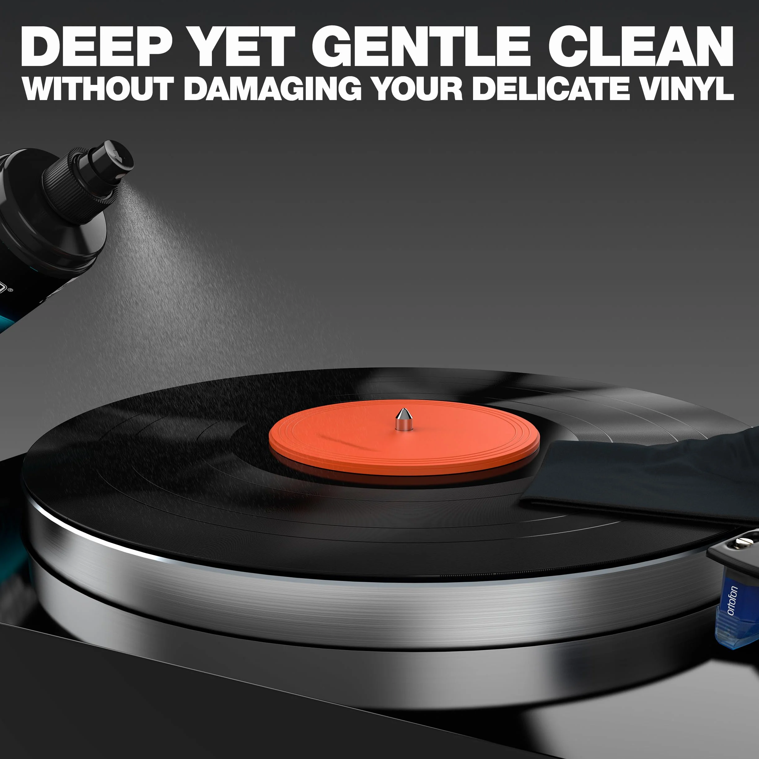 Reloop Premium 3-w-1 Record Care Set – kompletne rozwiązanie do czyszczenia płyt winylowych i płyt CD