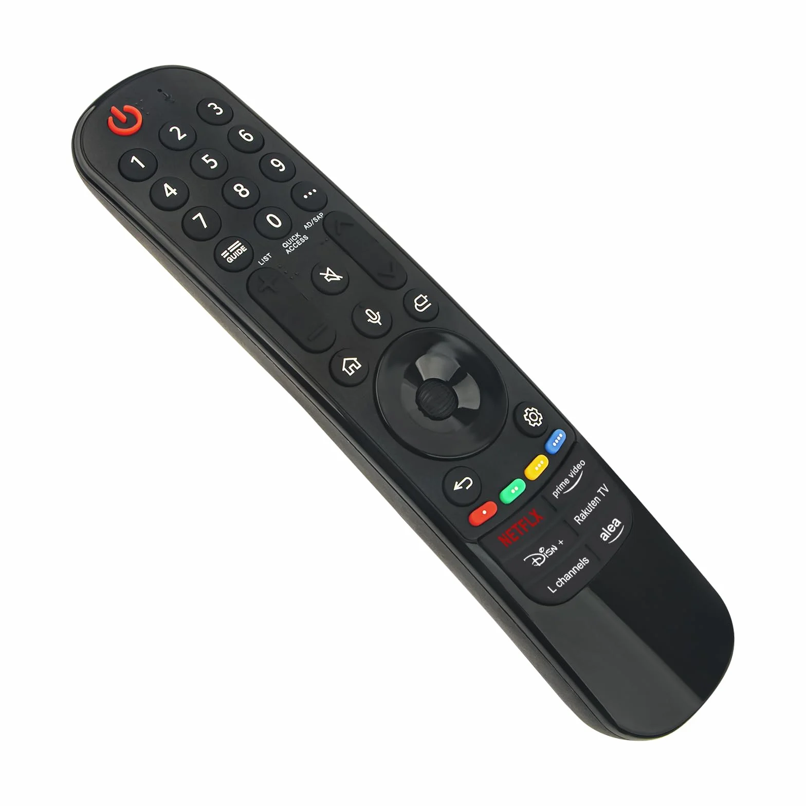 AULCMEET AKB76045003 pilot zamiennik do LG TV z funkcją głosową MR24GA MR23GA MR22GA MR21GA