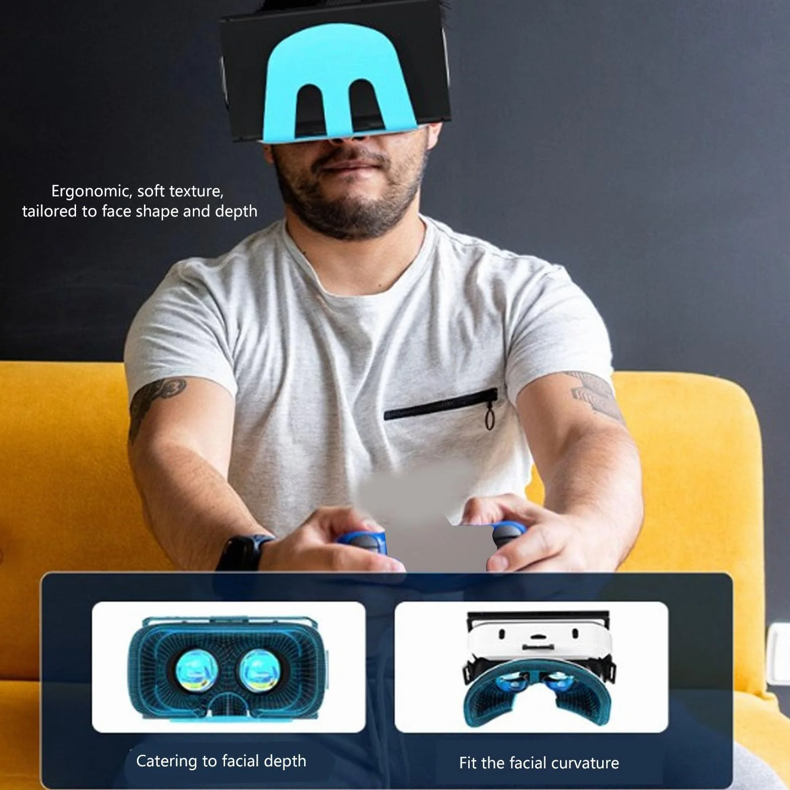 Dla Zestawu Słuchawkowego VR Switch, Okularów Wirtualnej Rzeczywistości