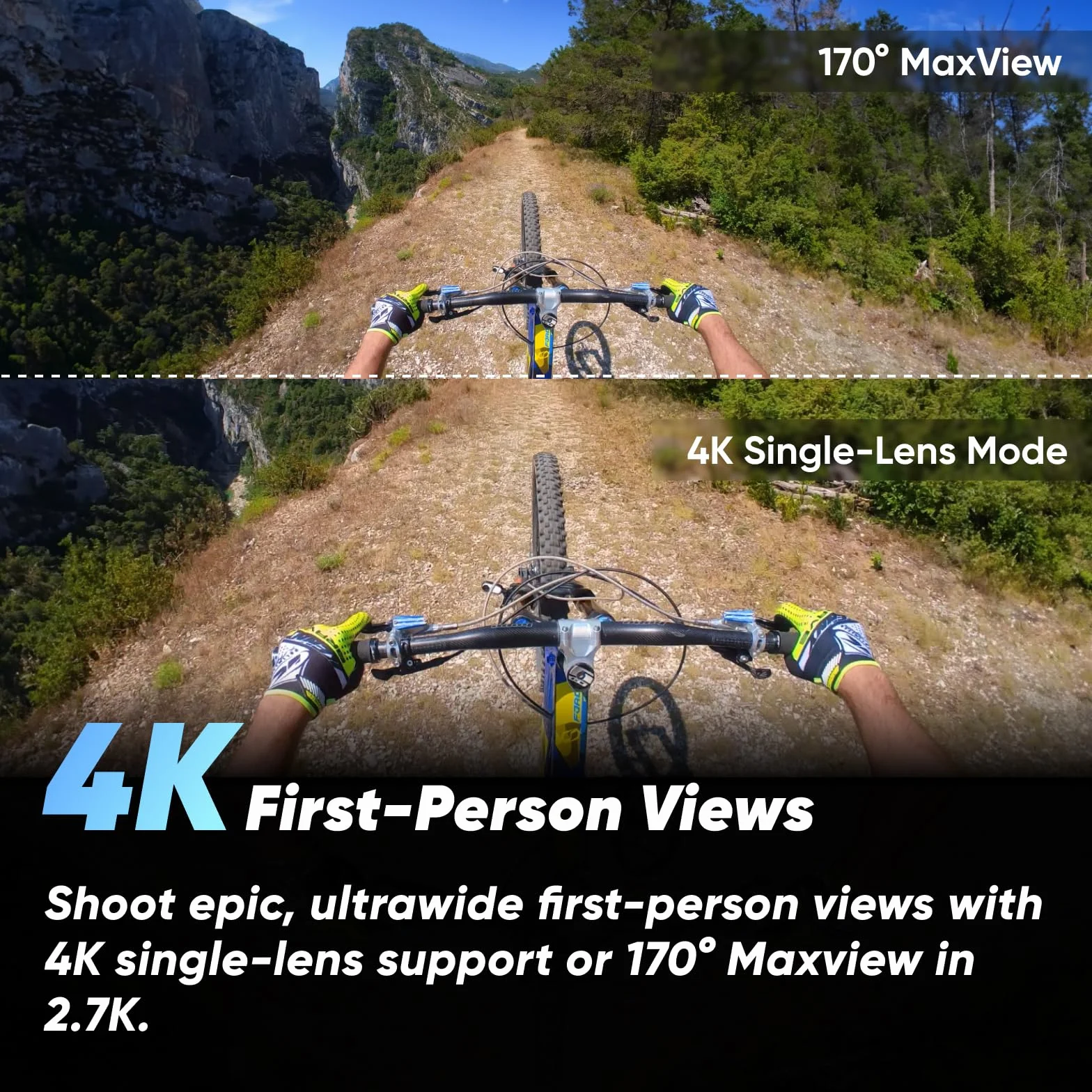 Insta360 X3 zestaw do selfie Stick – kamera sportowa 360 z aktywnym filmem HDR 5,7K 360, kamera z pojedynczym obiektywem 4K, wodoodporna, stabilizacja FlowState, ekran dotykowy 5.8 cm, edycja AI,