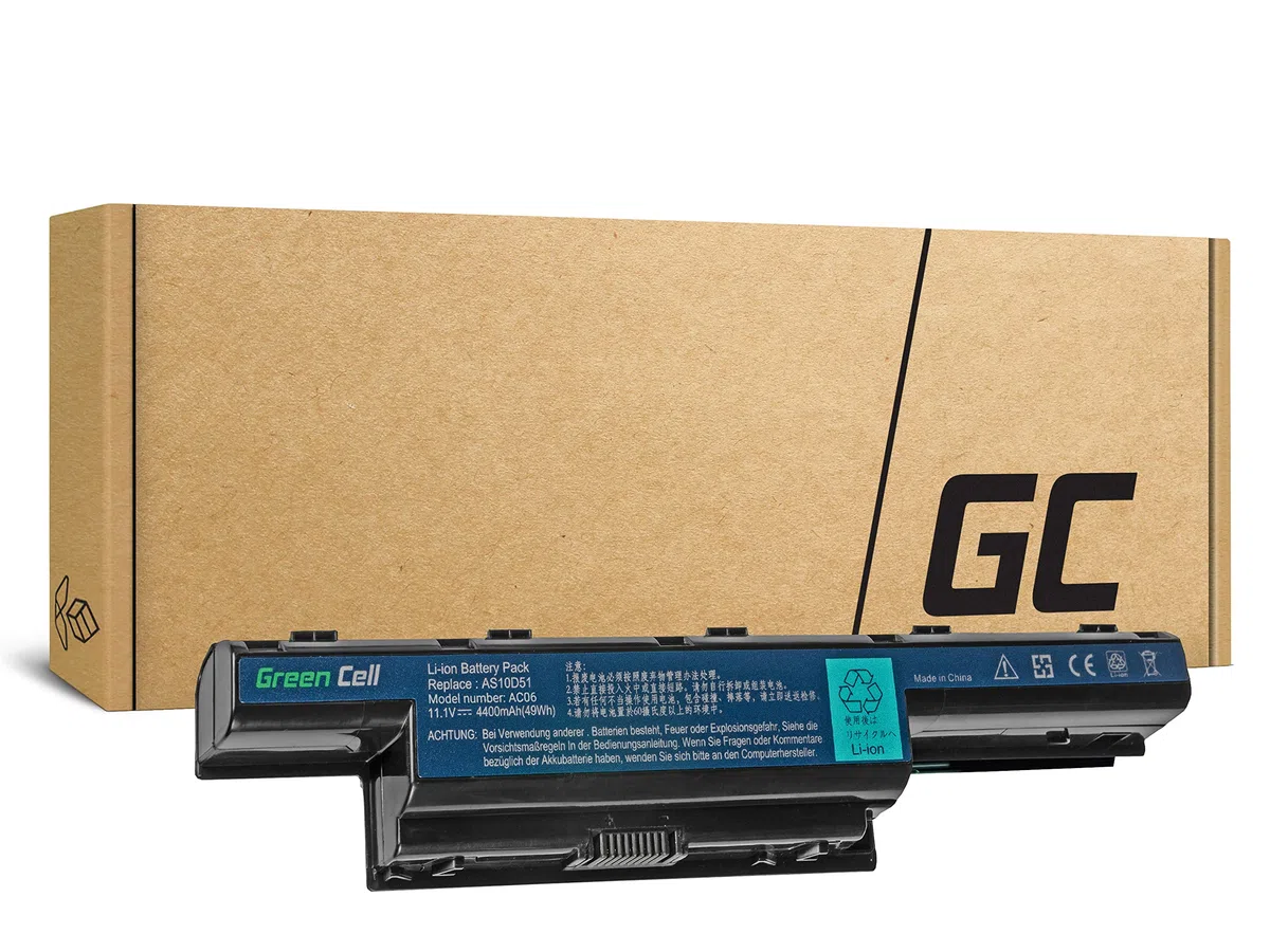 Green Cell Bateria AS10D31 AS10D41 AS10D51 AS10D61 AS10D71 AS10D73 AS10D75 AS10D81 AS10D3E AS10D56 AS10G3E do Laptopa Acer, eMachines, Packard Bell