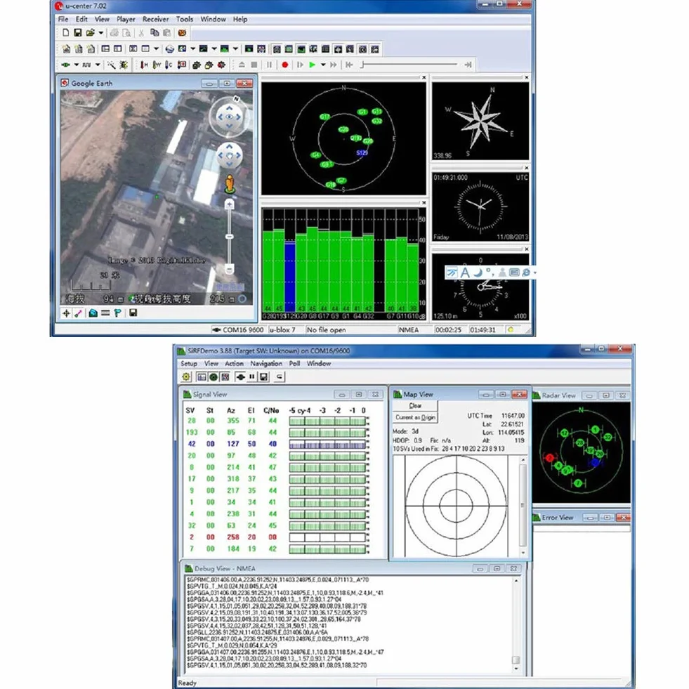 DIYmalls VK-162 G-Mouse USB GPS Dongle Antena odbiornika M8 Chip z lampą błyskową 9600bps 1Hz NEMA-0183 do systemu Linux Window Google Earth