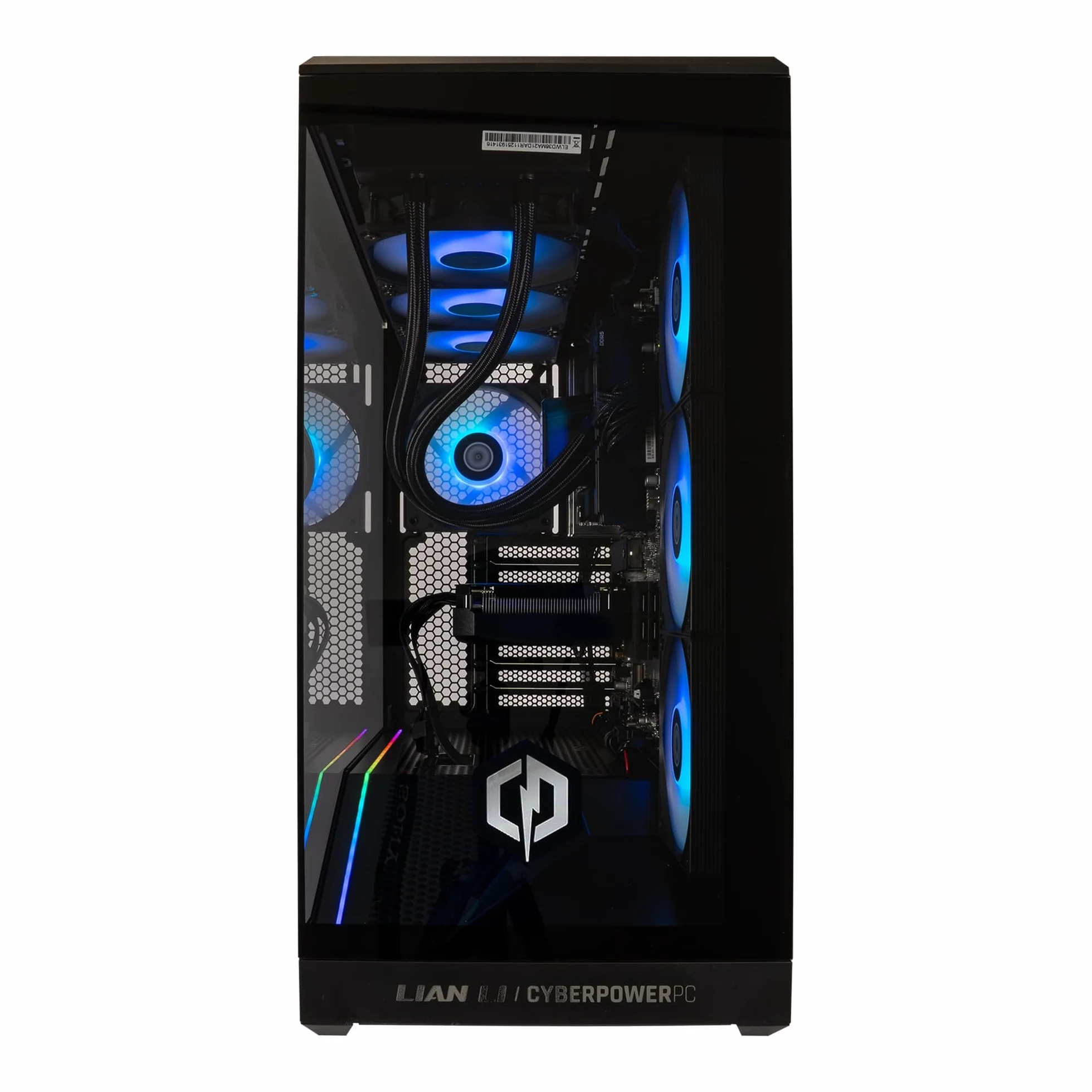 CyberPowerPC Luxe Gaming PC - Intel Core i7 12700KF, Nvidia RTX 5080, 32GB RAM, 1TB NVMe SSD, 850W PSU, Windows 11, Liquid Cooling, V100R