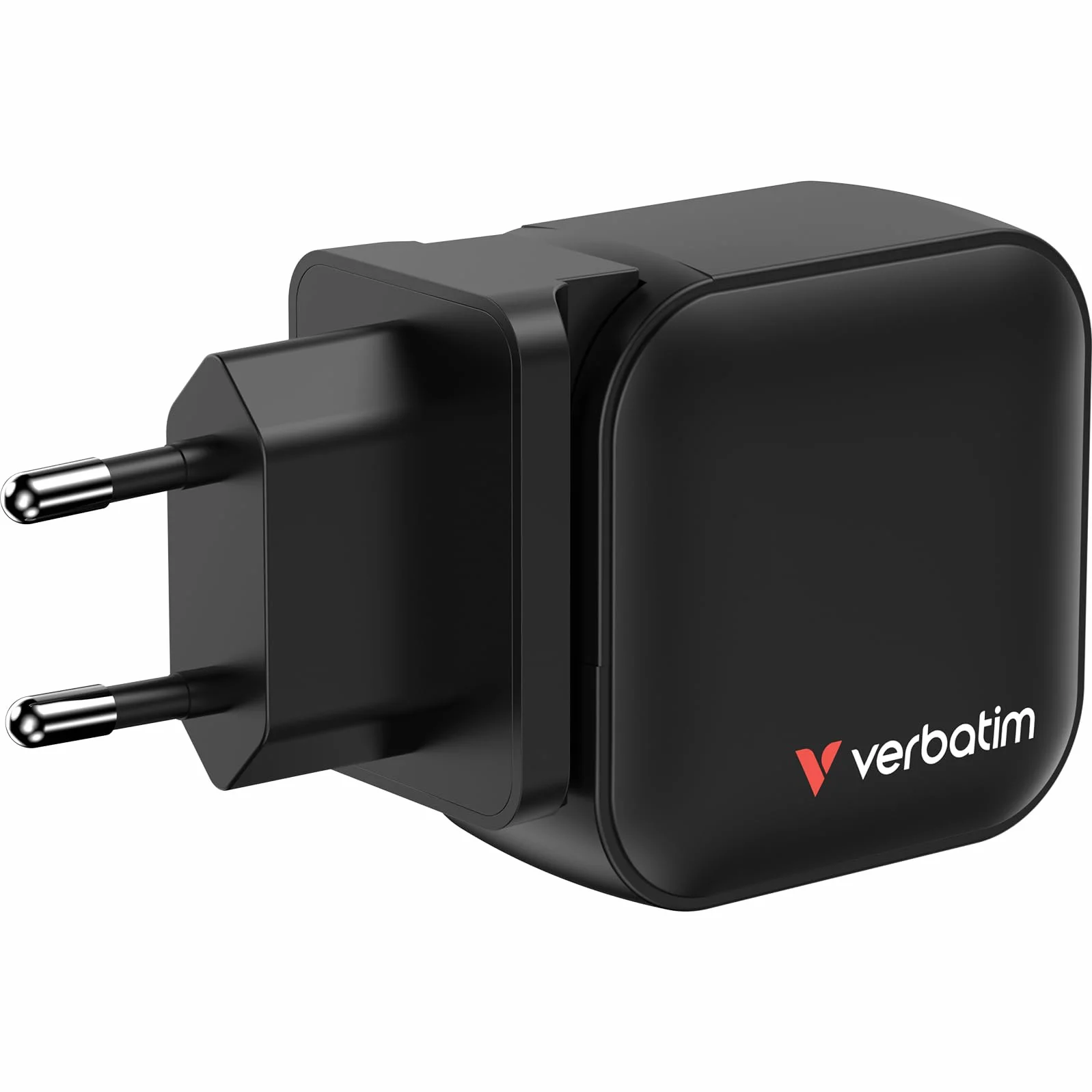Verbatim Mini GaN Charger 70 W, 3 porty USB-C ładowarka z 2 x USB-C i 1 x USB-A, szybka ładowarka jako wtyczka wielokrotna, do Apple iPad, iPhone, Samsung & Co, do UE, UK, USA