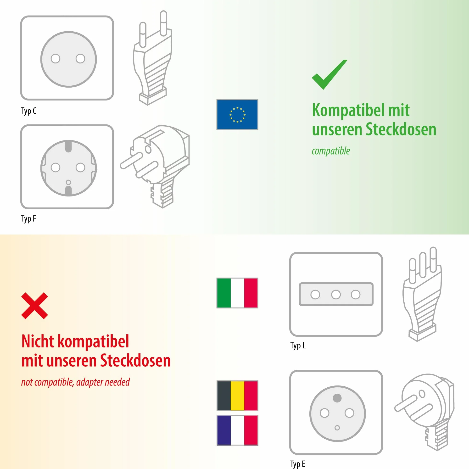 ledscom.de Kolumna gniazda ogrodowego POMI z kolcem uziemiającym na zewnątrz, IP44, 2-krotna, czarna, kątowa, 23cm