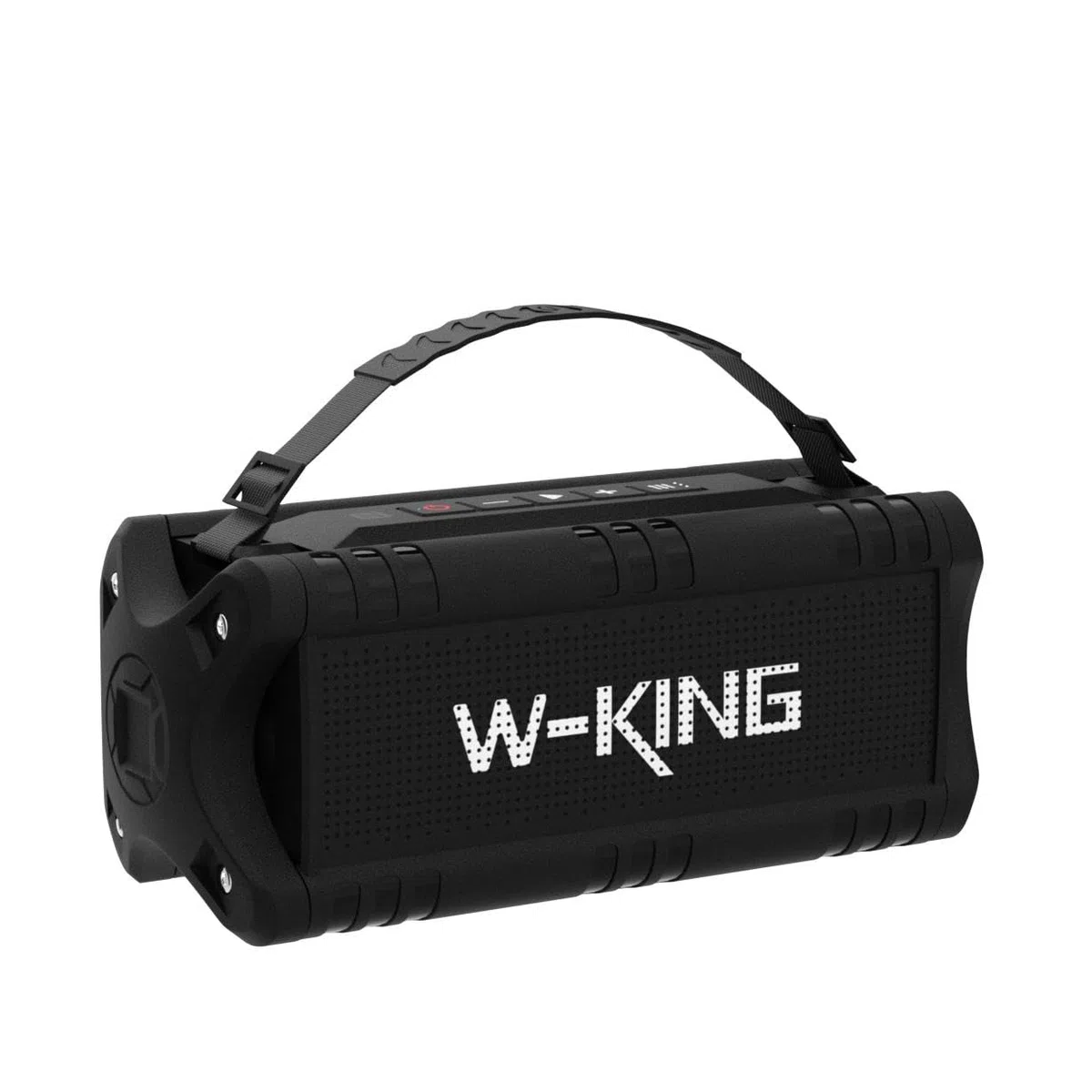 W-KING Przenośne głośniki Bluetooth bezprzewodowe 60W MAX 30W RMS, wodoszczelny głośnik zewnętrzny IPX6, 24godziny na dobę, korektor, wejście AUX, karta TF, odtwarzanie przez USB, mocny głośnik basowy