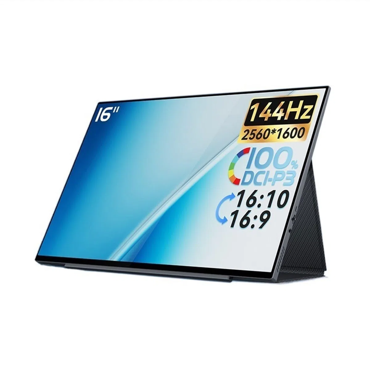 Monitor do biura domowego 16-calowy ekran zewnętrzny IPS 2K 144 Hz Wielofunkcyjny dotykowy Gaming Office Rozszerzenie Sub Screen Przenośny monitor