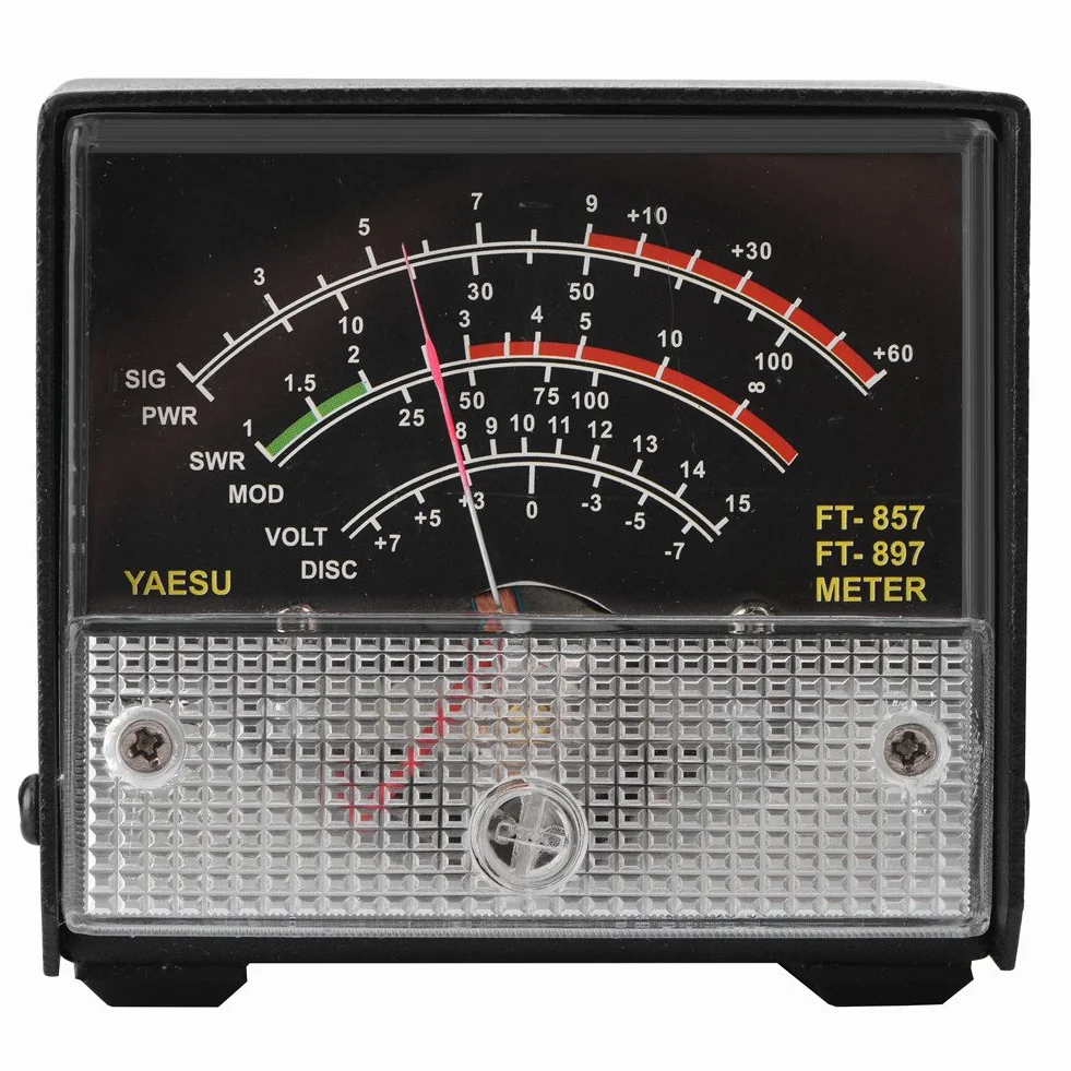 Tangxi Zewnętrzne urządzenia pomiarowe S-meter, automatyczna regulacja poziomu napięcia SWR Power Receive Display Meter do Yaesu FT-857/FT-897