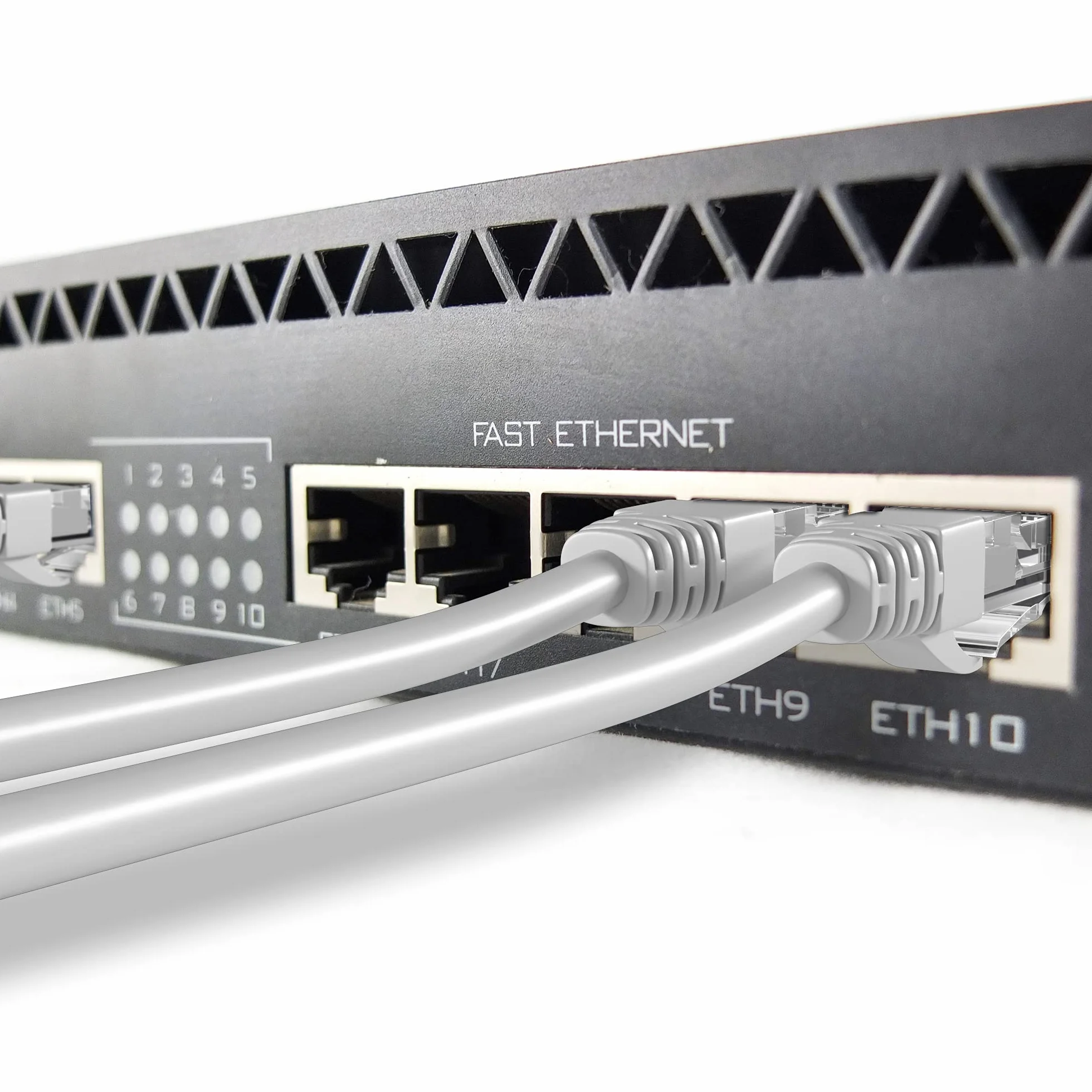 Pan. Tronic Vrac Ethernet Kabel 100m, Bulk Sieć LAN Kabel Ethernet Cat 6 High Speed Internet 1 Gbps 250 MHz, Kabel Ethernet AWG24, Cat6 Kabel luzem UTP CCA (100 metrów, szary)