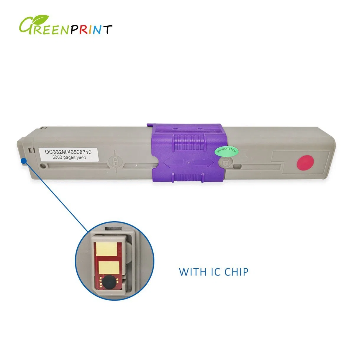 GREENPRINT 4 kolory kompatybilne kartridże z tonerem C332 MC363 3500 stron dla czarnych i 3000 stron dla C M Y do Oki Okidata kolorowa drukarka laserowa C332dn MC363dn C332dnw MC363dnw