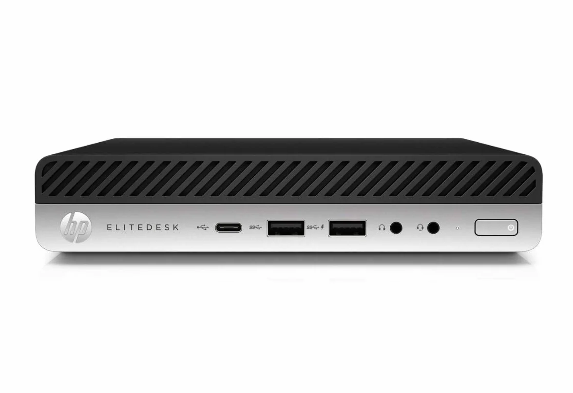 HP EliteDesk 800 G4 Desktop Mini Intel Core i5 8500T 512GB SSD dysk twardy 32 GB pamięci Windows 11 Pro wraz z pakietem oprogramowania SFF Computer PC (odnowiony)