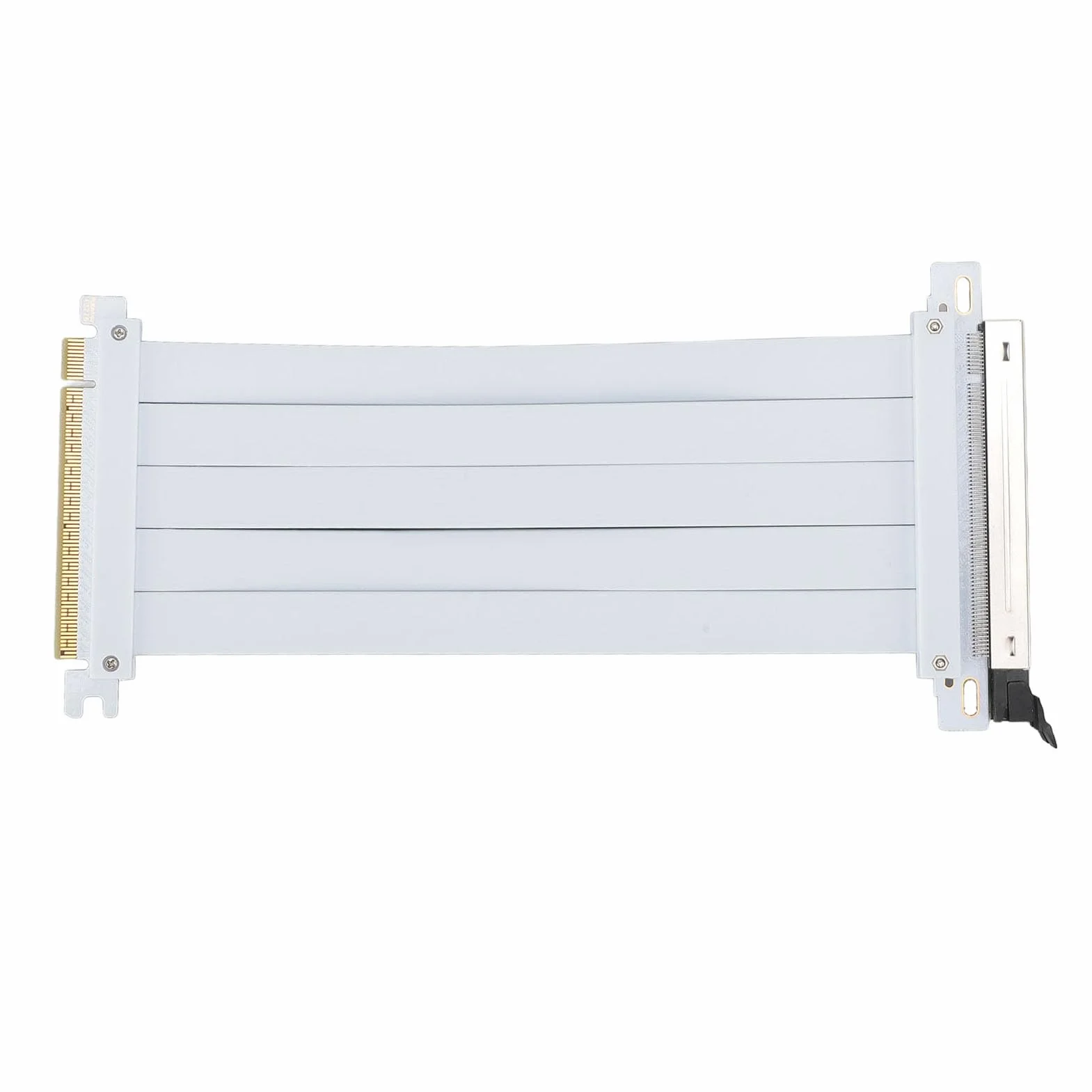 Kabel Riser PCIE 4.0 X16, Elastyczny Kabel Przedłużający GPU 128 Gbps, Riser PCIE Kompatybilny z Interfejsami 4.0 3.0 2.0 1.0 (20 cm)