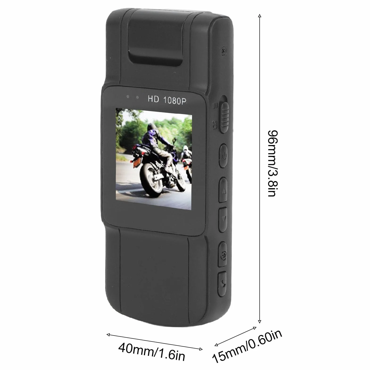 Poręczna Ukryta Kamera, 1080P Small Body Camera, 1080P Night Szerokokątny Klips z Tyłu Typu C Kieszonkowy Aparat ładujący do spotkań z Organami ścigania
