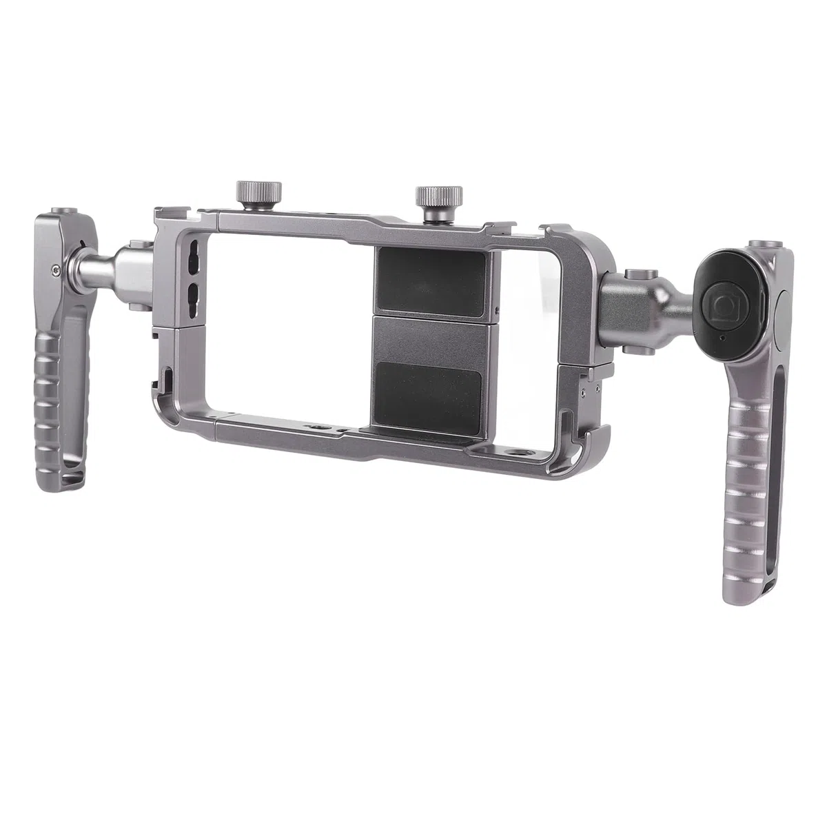 Aluminiowy Sprzęt do Smartfona z Obrotowym Projektem Uchwytu, Podwójnymi Uchwytami, Zimnym Uchwytem na Buty, Ergonomiczny Uchwyt, Fotografia Bezprzewodowa