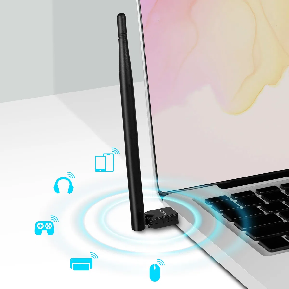 LogiLink BT0067 - BT 5.3 adapter (USB 2.0) z zewnętrzną anteną i zasięgiem do 150 m