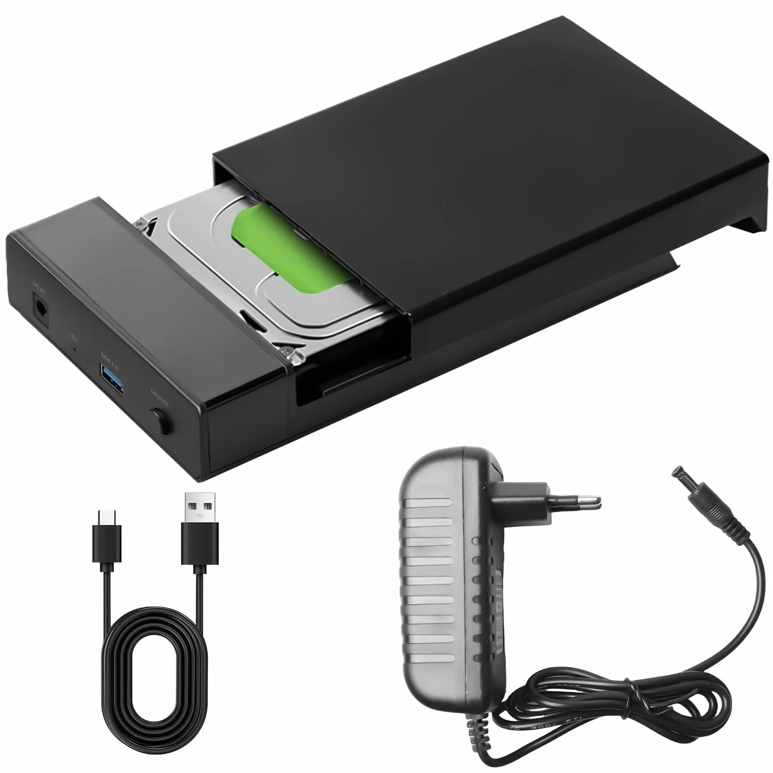 Stacja dokująca do dysków twardych: HDD USB3.0, 2,5 i 3,5-calowe dyski twarde SATA, USB Typu-A do USB Typu-A, klonowanie
