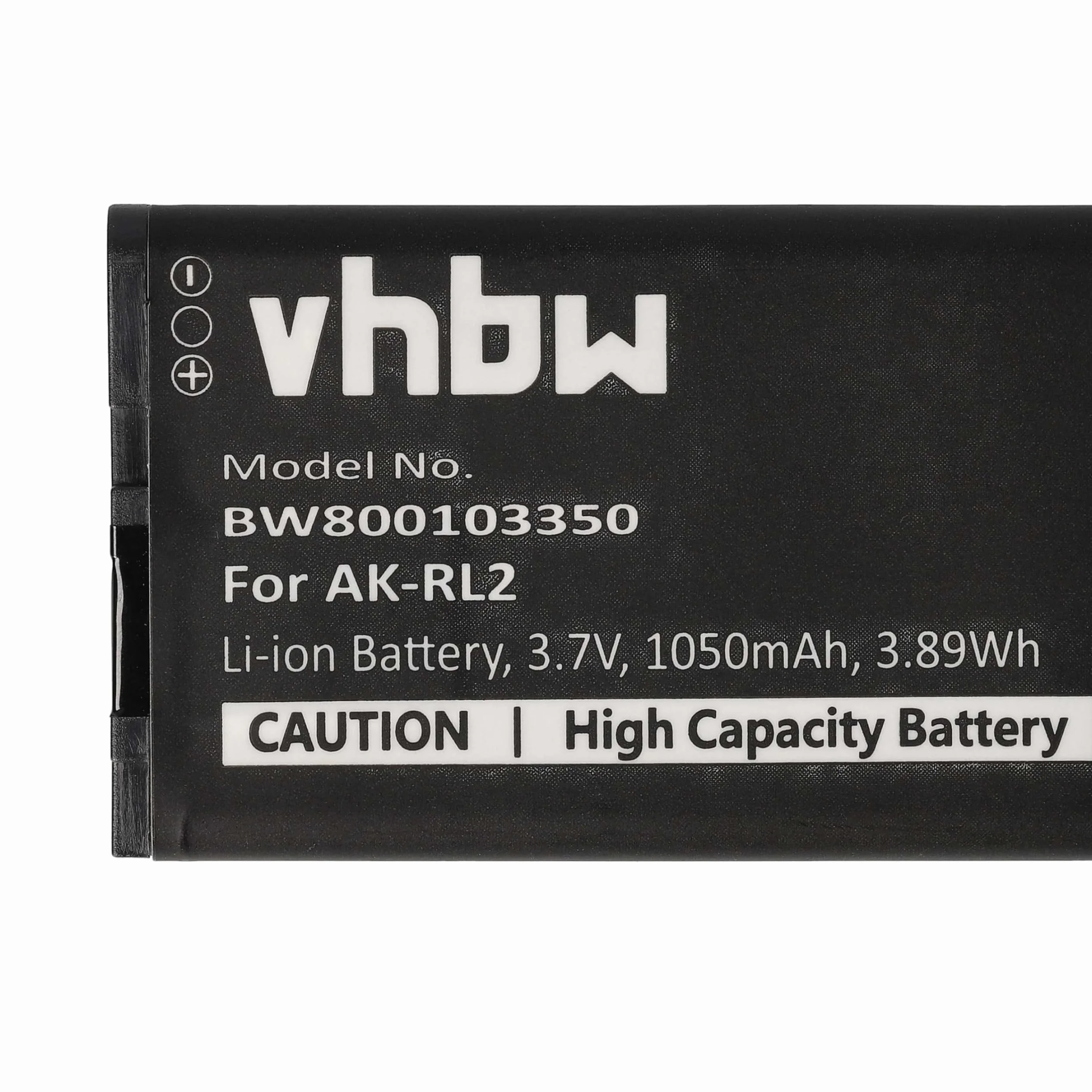 vhbw 1 x akumulator kompatybilny z Emporia V20M, V20MC, V20MB, VF4, V20ME telefon komórkowy smartfon dla seniorów (1050 mAh, 3,7 V, litowo-jonowy) – zamiennik do AK-RL2
