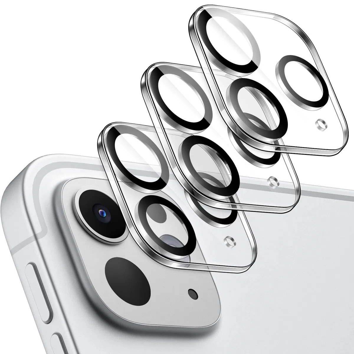 JETech Ochraniacz Obiektywu Aparatu dla iPad Pro 11"/13" M5/M4, 3 Sztuki | Szkło Hartowane 9H Przejrzystość HD, Ochrona z Pełnym Pokryciem, Konstrukcja Odporna na Zarysowania, Łatwa Instalacja