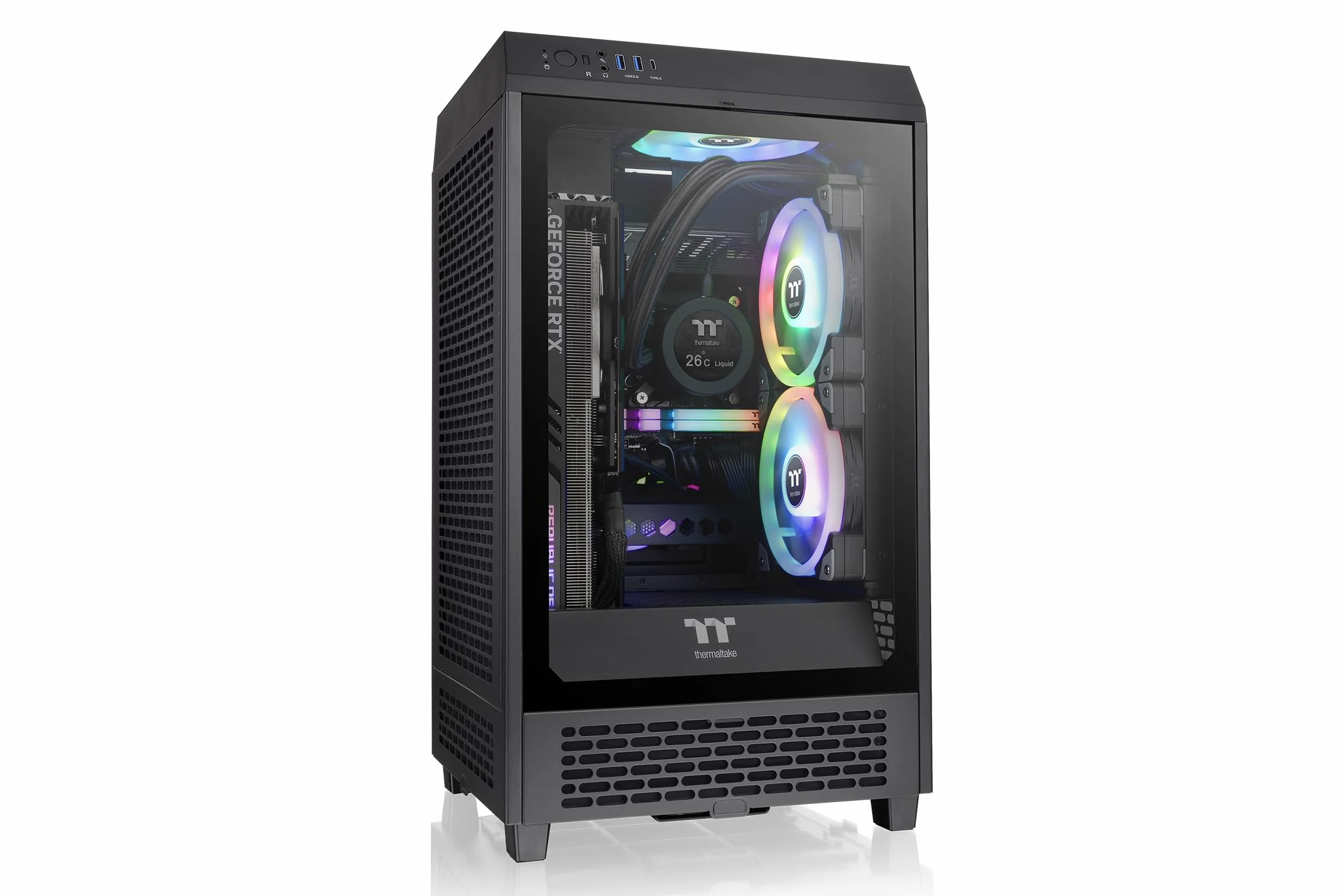 PC- Case Thermaltake The Tower 200 black