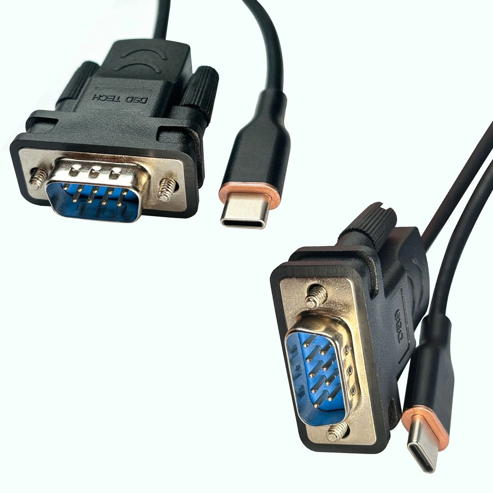 DSD TECH SH-RS232M Kabel szeregowy USB-C na RS232 DB9 z chipem FTDI do Windows Linux Mac