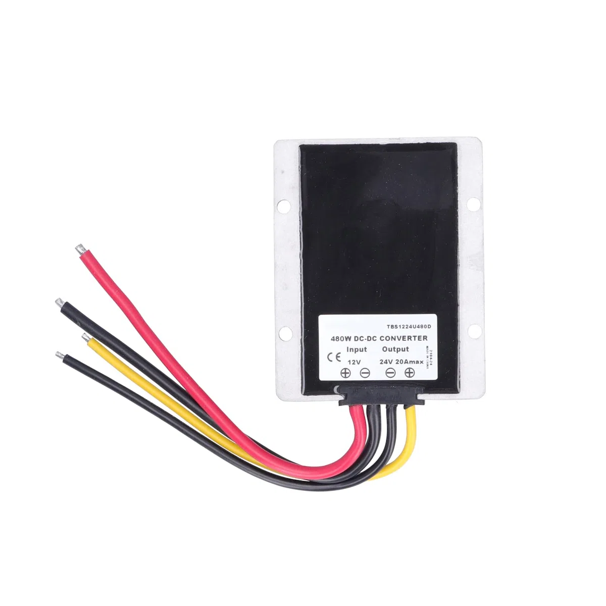Przetwornica Napięcia Prądu Stałego 12V 24V 20A Transformator Doładowujący TBS1224U480D Silniki Nawigacja Samochodowa Wentylatory LED