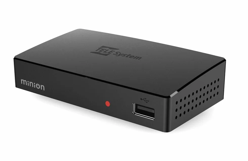 Tele System MINION Cyfrowy dekoder naziemny DVB-T2 HEVC 10-bitowy