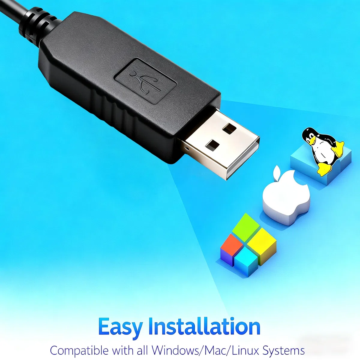 Kabel konsolowy USB 940-0299A do APC UPS do AP9630 AP9631 AP9635, kabel USB do AJ2.5 940 0299A kabel konsolowy adapter szeregowy