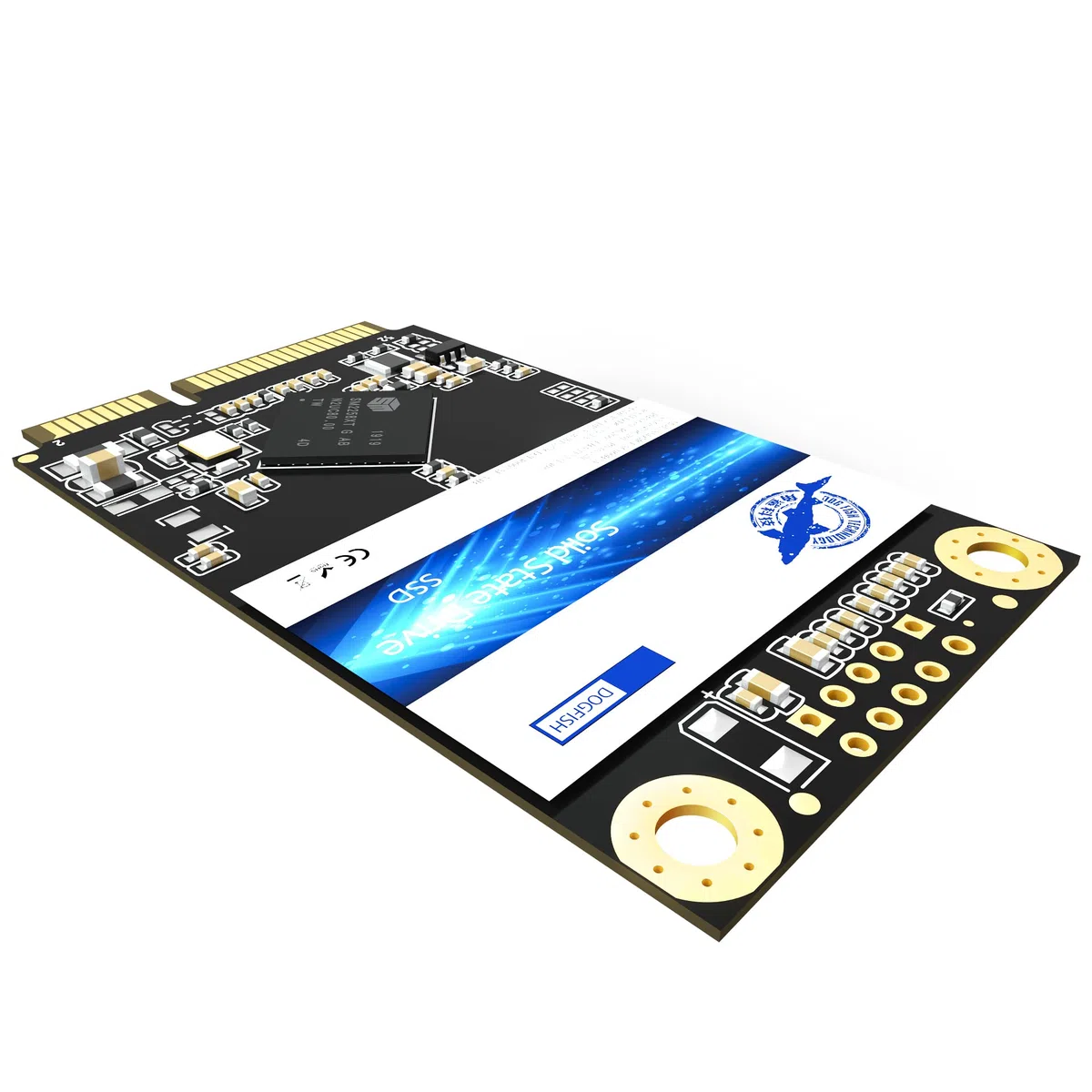 Dogfish Dysk SSD mSATA 480 GB Wewnętrzny dysk twardy o wysokiej wydajności do laptopa SATA III 6 GB/s Zawiera dysk SSD 64 GB 120 GB, 128 GB, 240 GB, 256 GB, 500 GB 1TB (480 GB, MSATA)