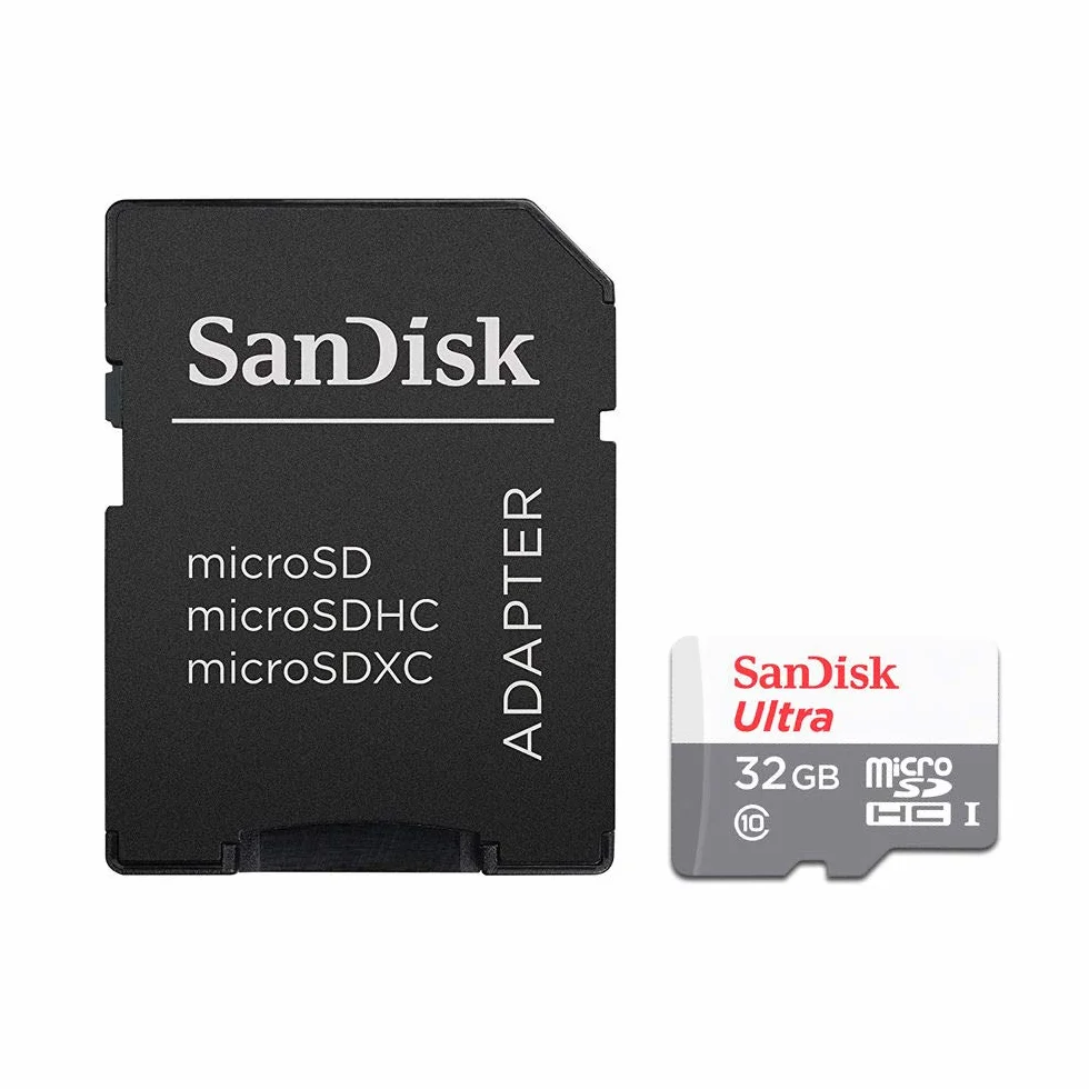 SanDisk Ultra microSDHC 32GB + SD Adapter 100MB/s Class 10 UHS-I